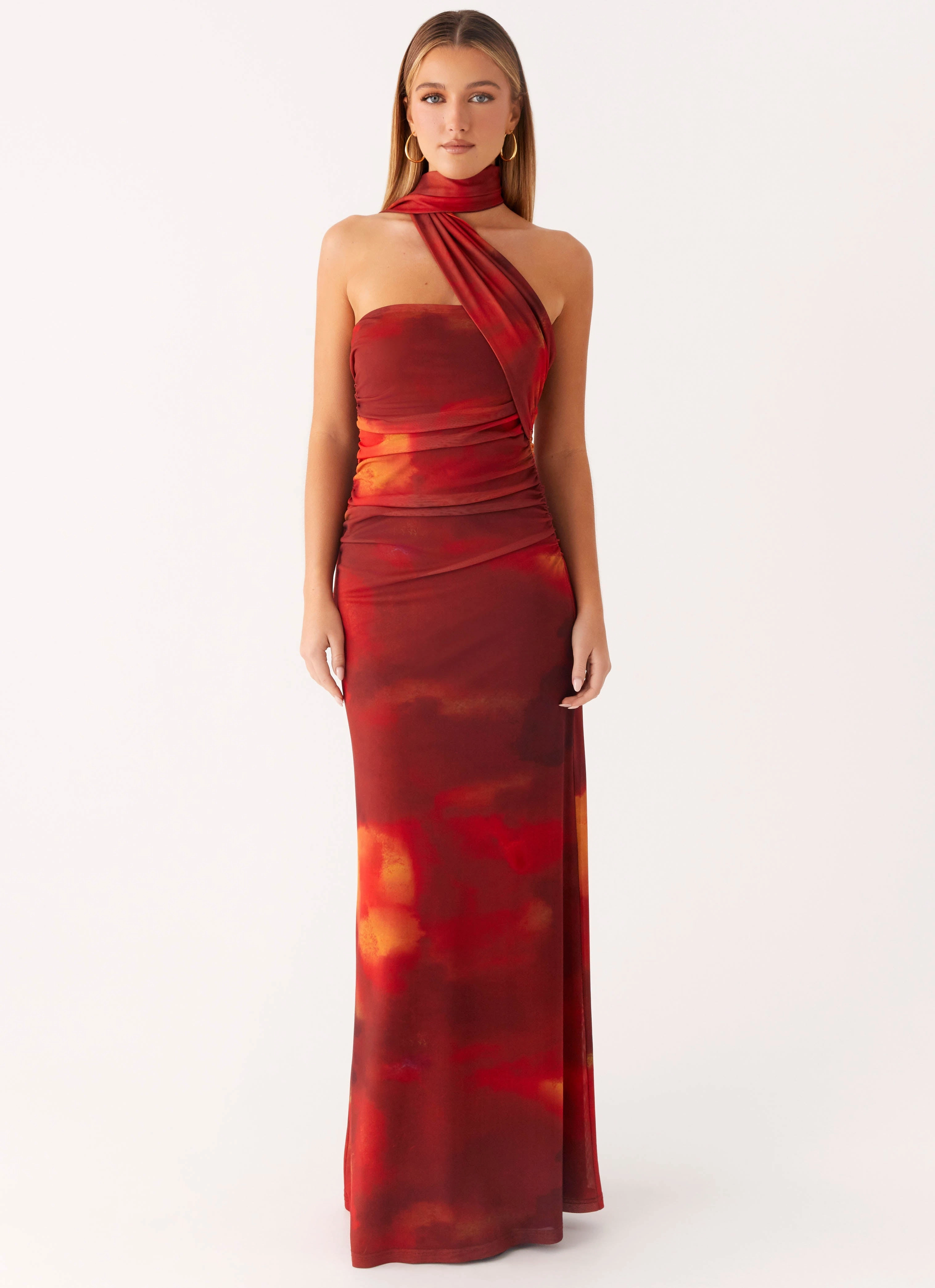 Songbird Maxi Dress - Scarlet Blur