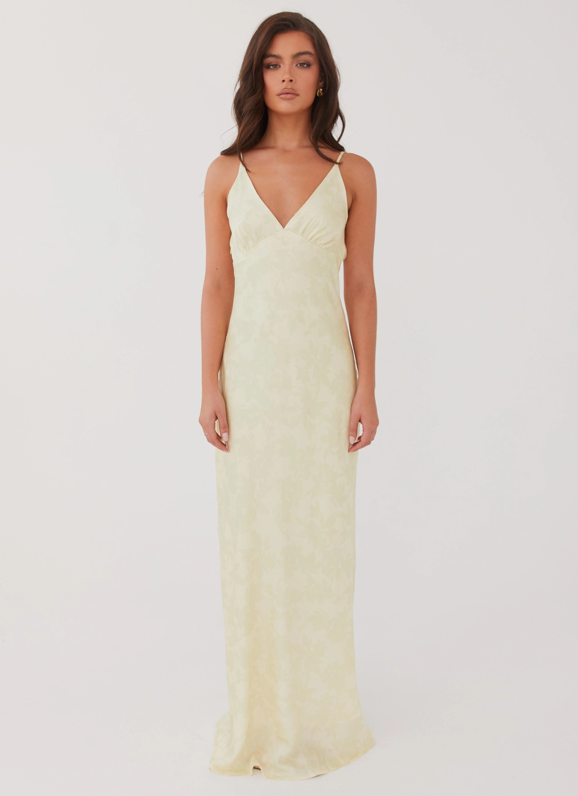 Sorrento Sun Maxi Dress - Yellow Floral