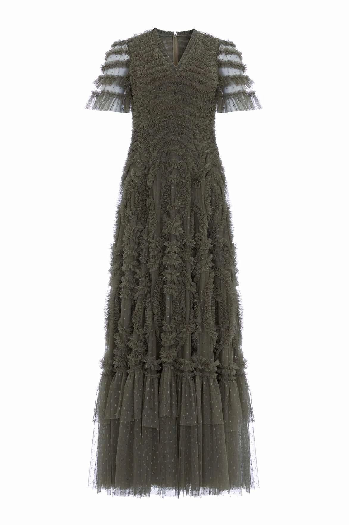 Verity Ruffle V-Neck Gown Relax Motion All Look