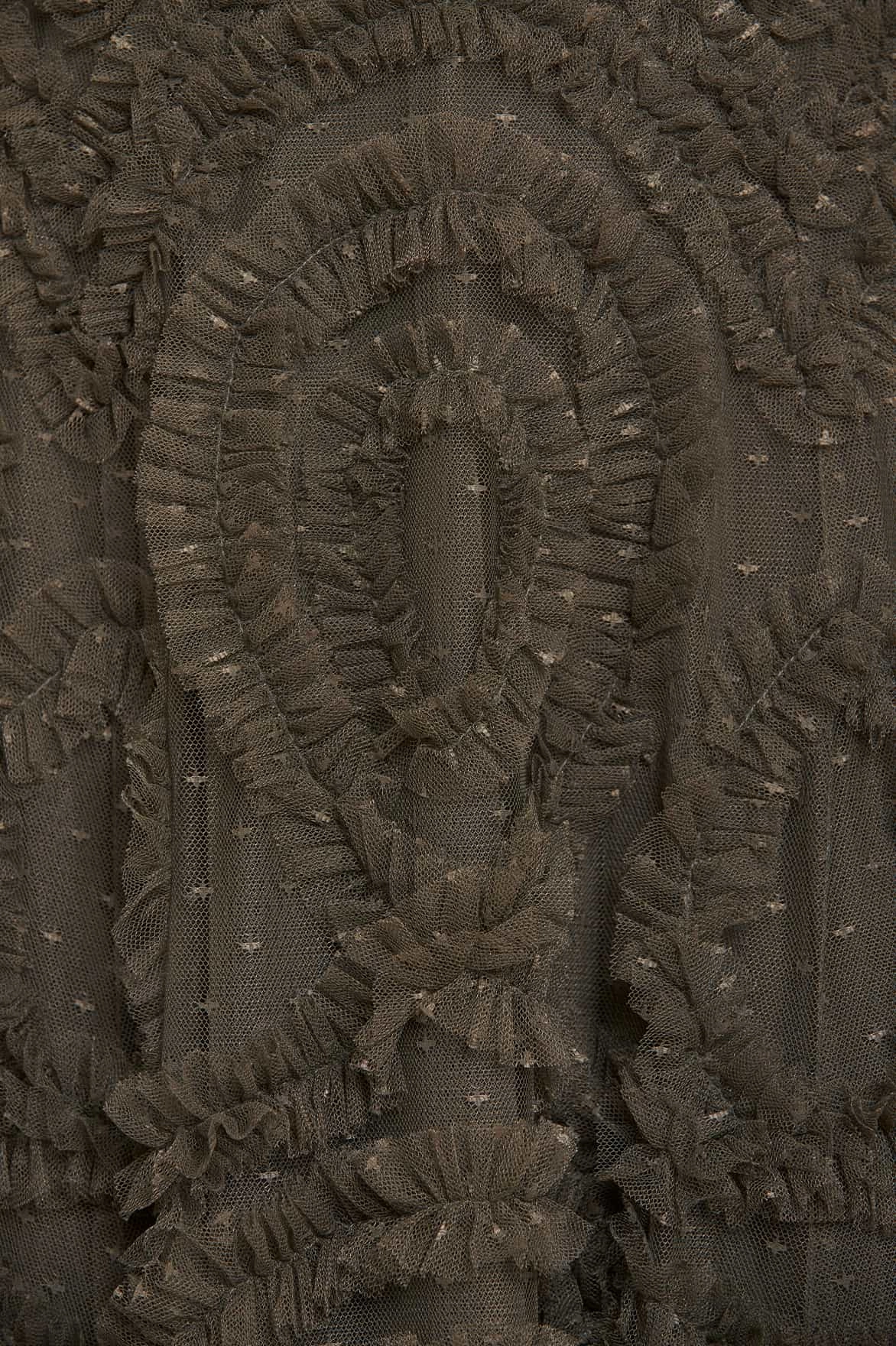 Verity Ruffle V-Neck Gown Calm Fit