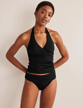 Levanzo Halter Tankini Top-Black Water Sports Wear