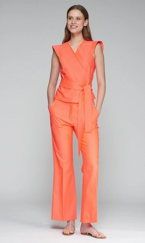 Veronica Trouser in Naranja Fluor ReinforcedKnees