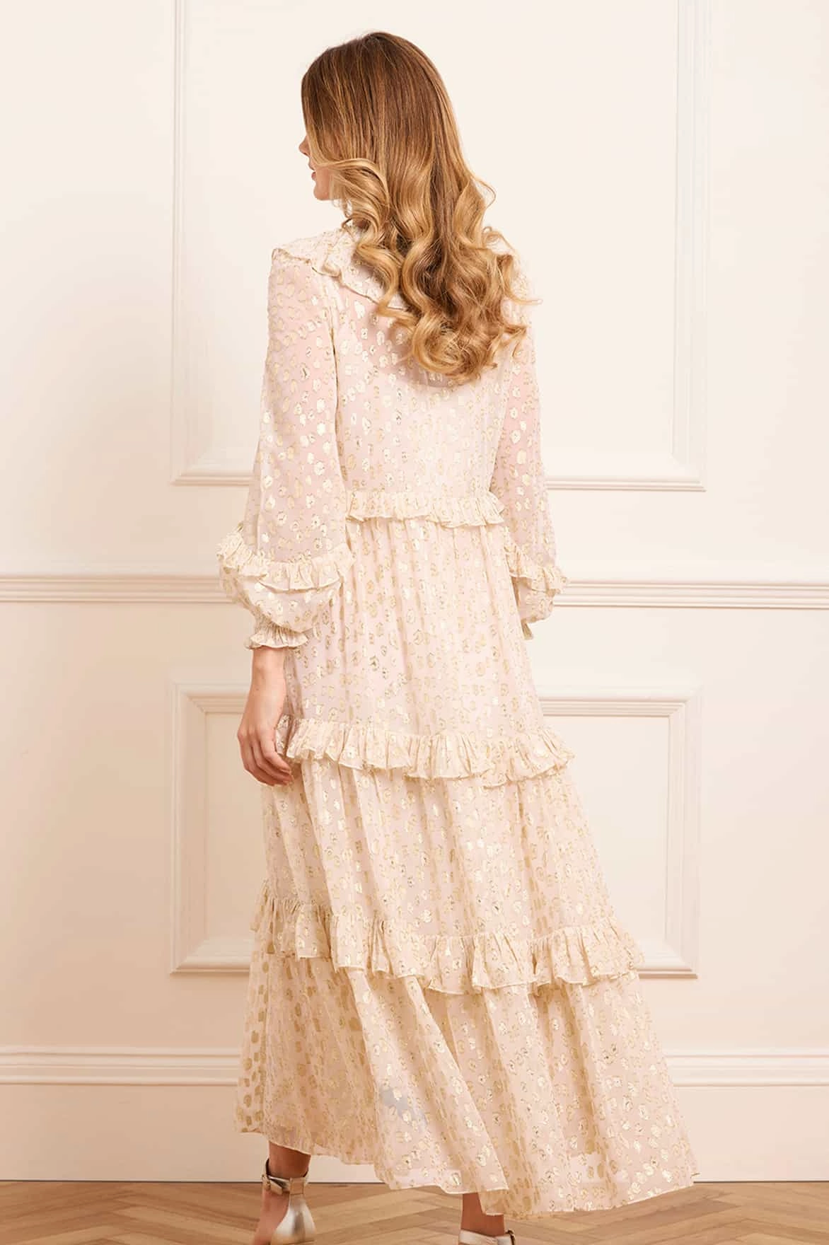 Cherie Lurex Ankle Gown Minimal Mood