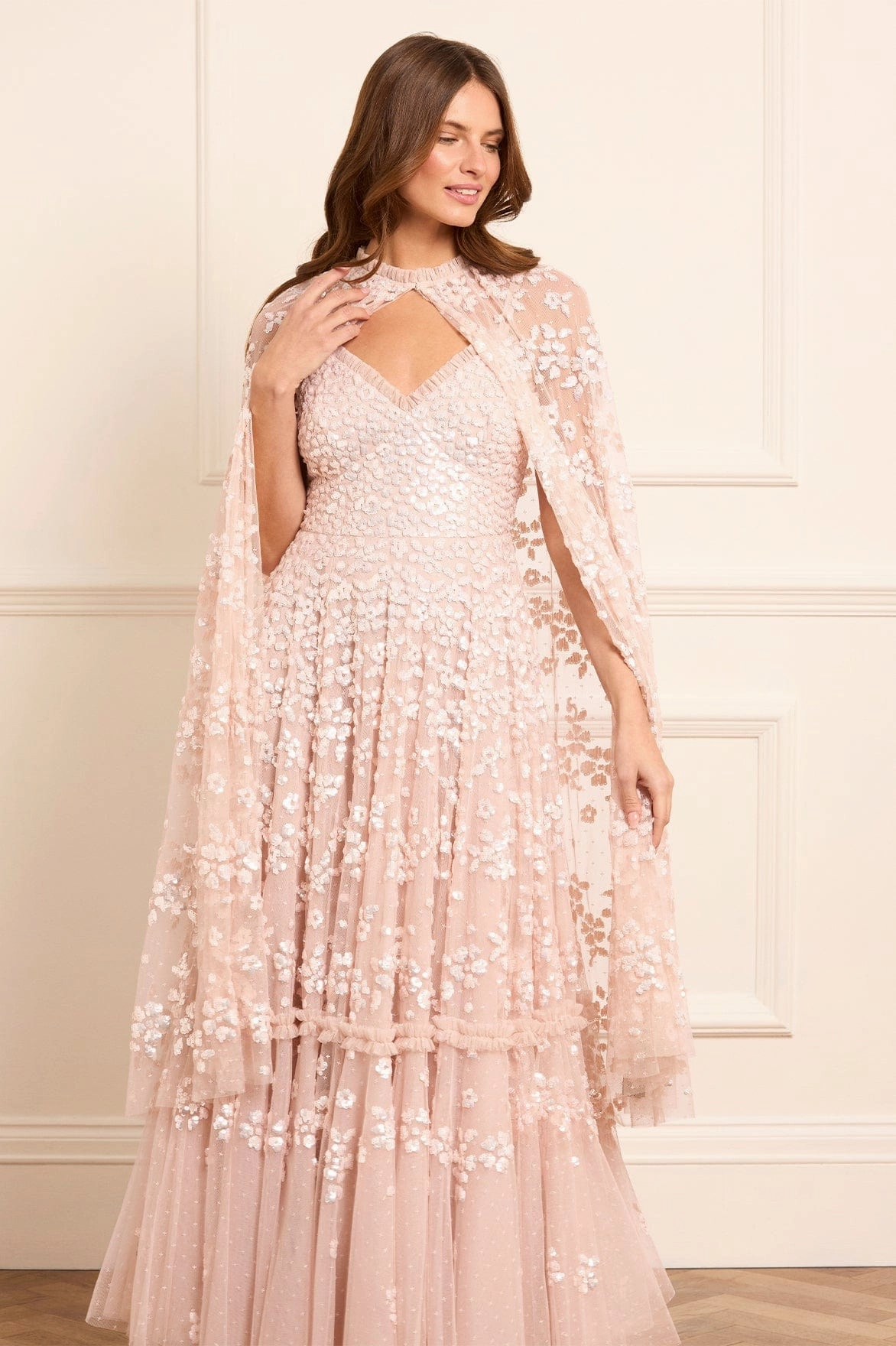 Maeva Cami Ankle Gown Pastel Sky