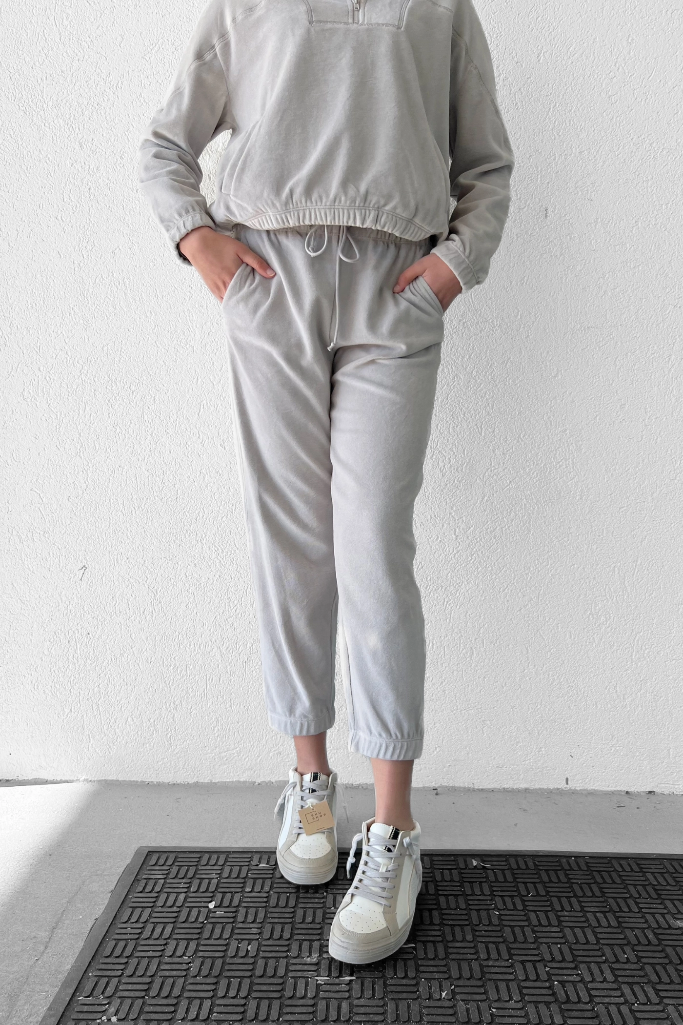 AntiSlipWaistband Sport Flex ASHLEY VELVET JOGGERS