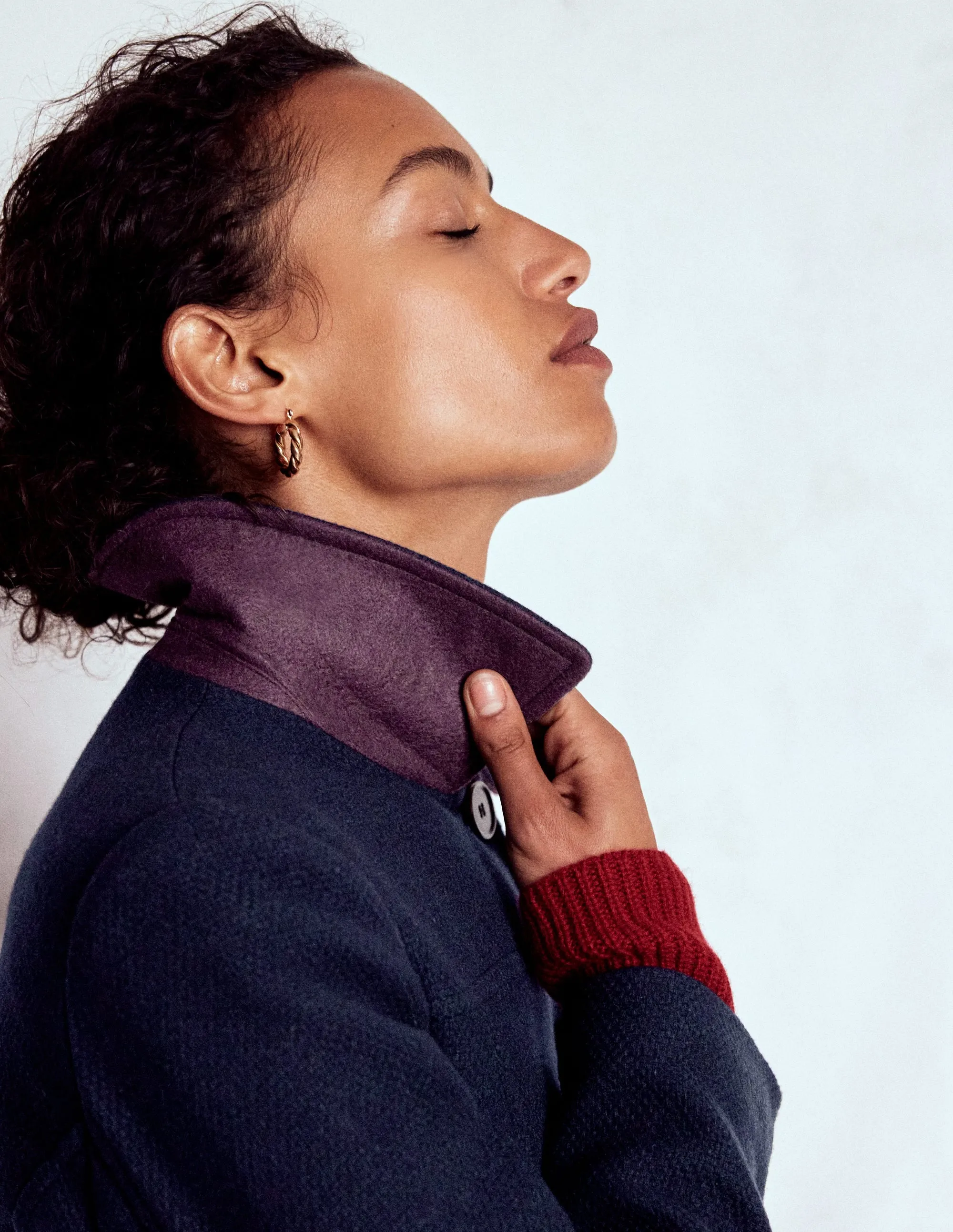 Classic Fit St Albans Coat-Navy