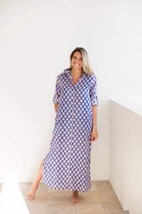 St. Ives Dress Scattered Bouquets Mood Flex Bold Color