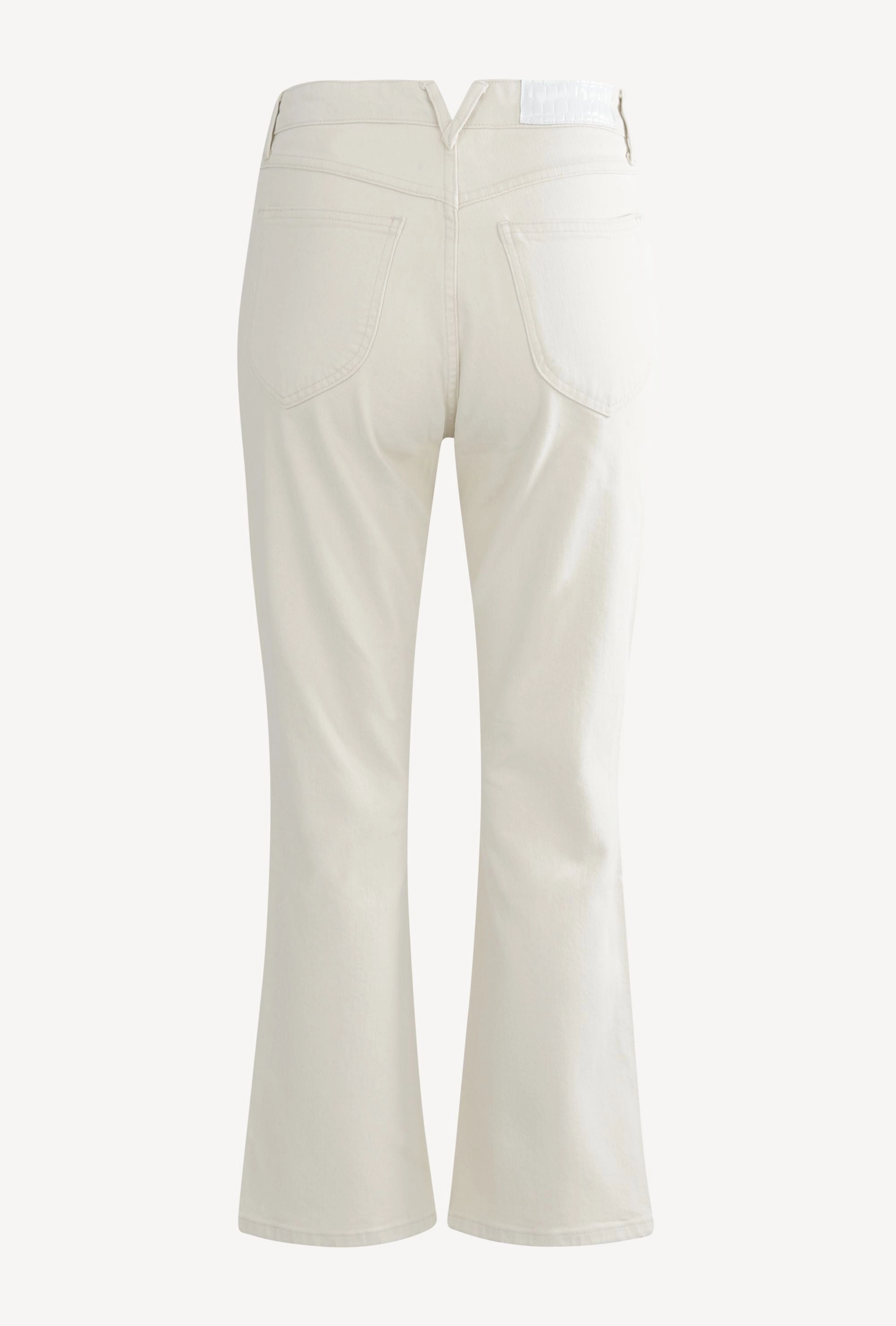 Cozy Layer Earhart Crop Flare Denim