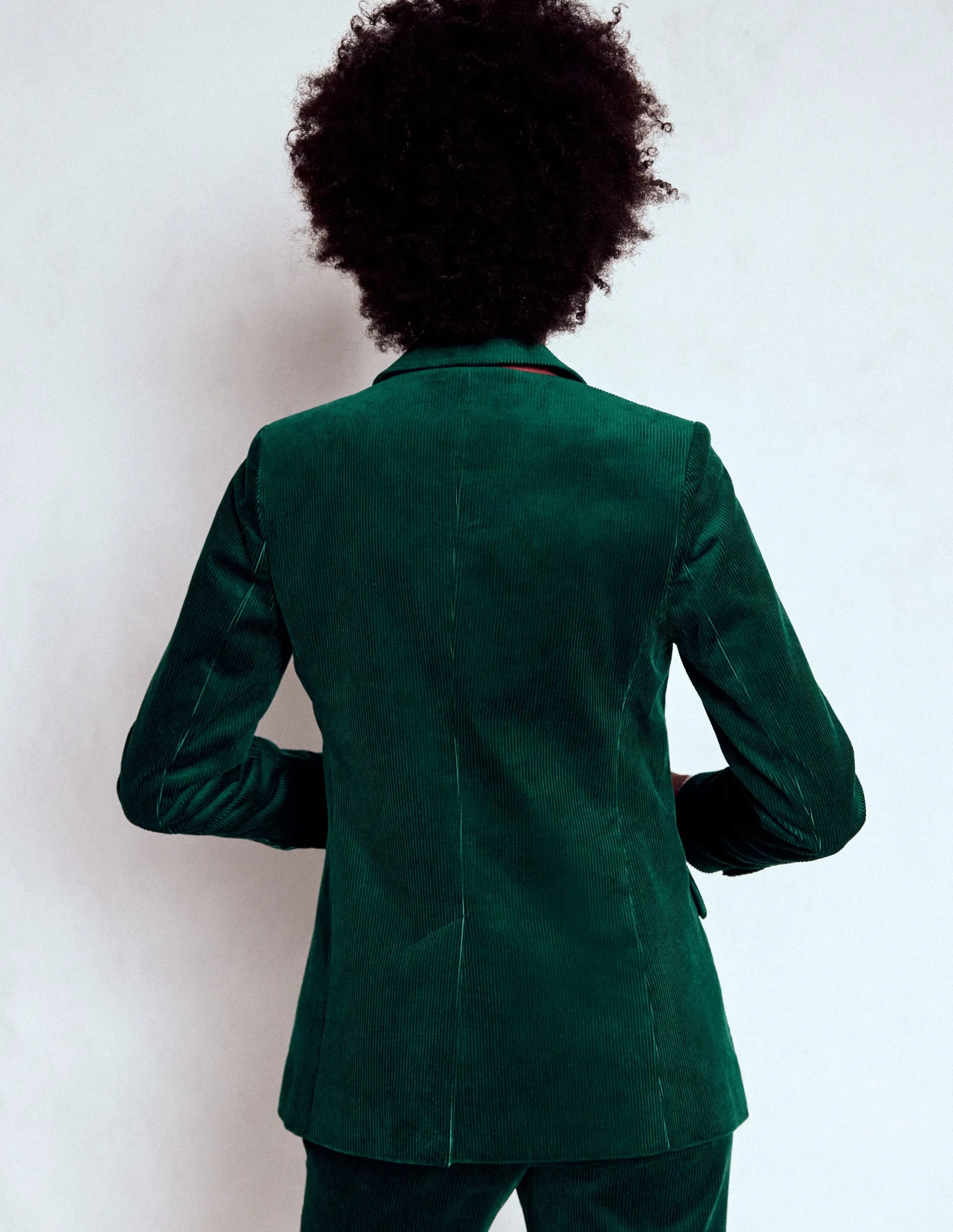 Stamford Cord Blazer-Fern Clean Street Look