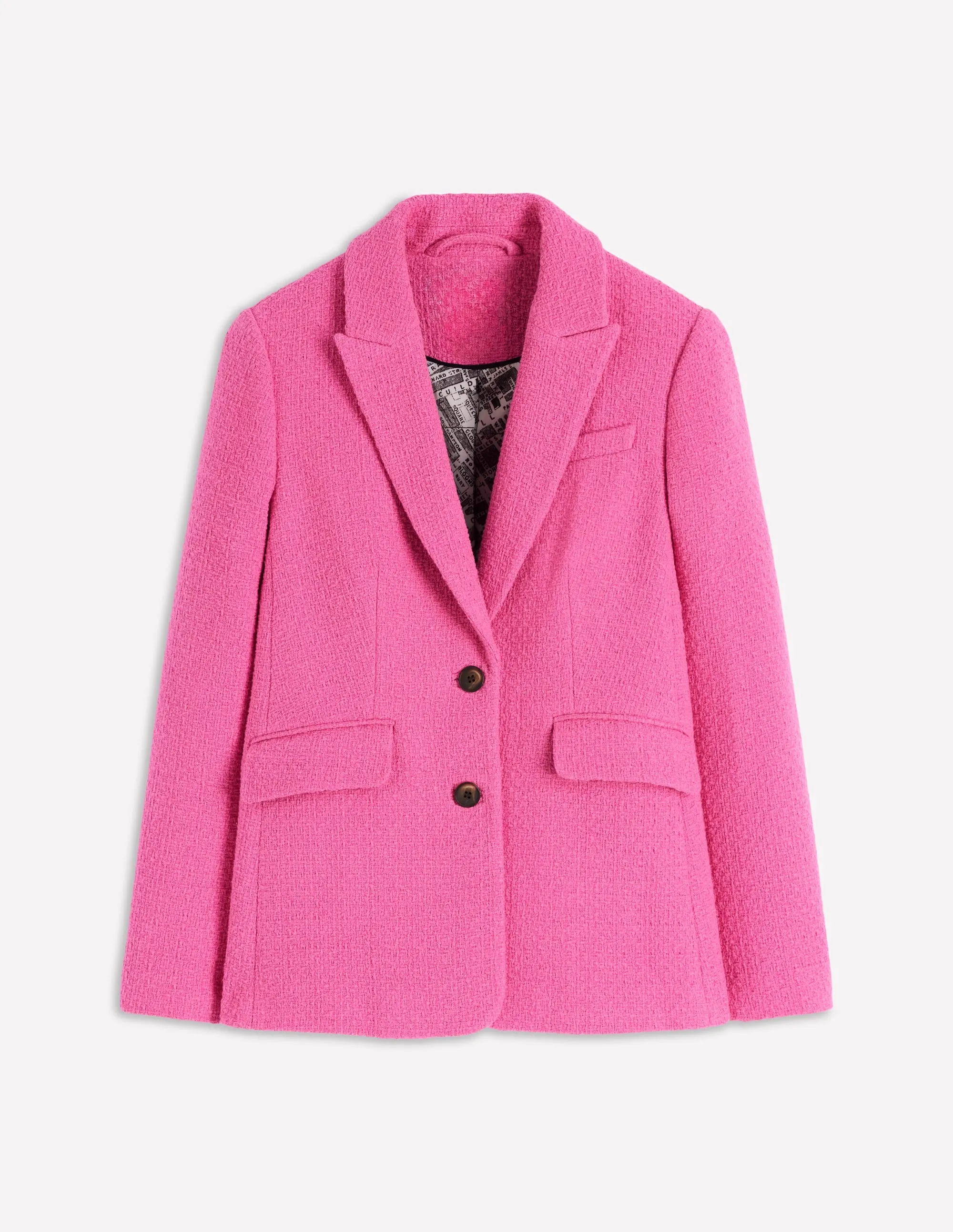 Stamford Texture Blazer-Pink Peony Wrinkle Free Texture Daily Wear