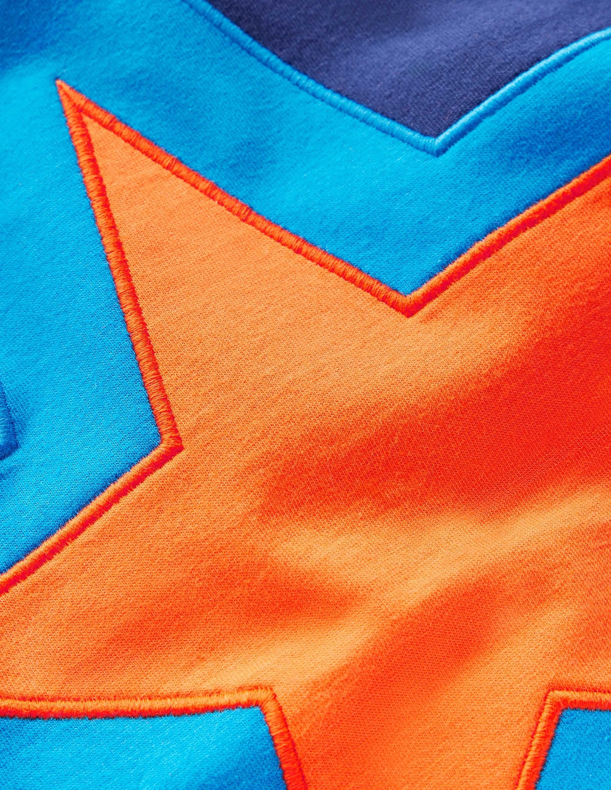 RecycledPolyester Star Appliqu T-shirt-College Navy Star