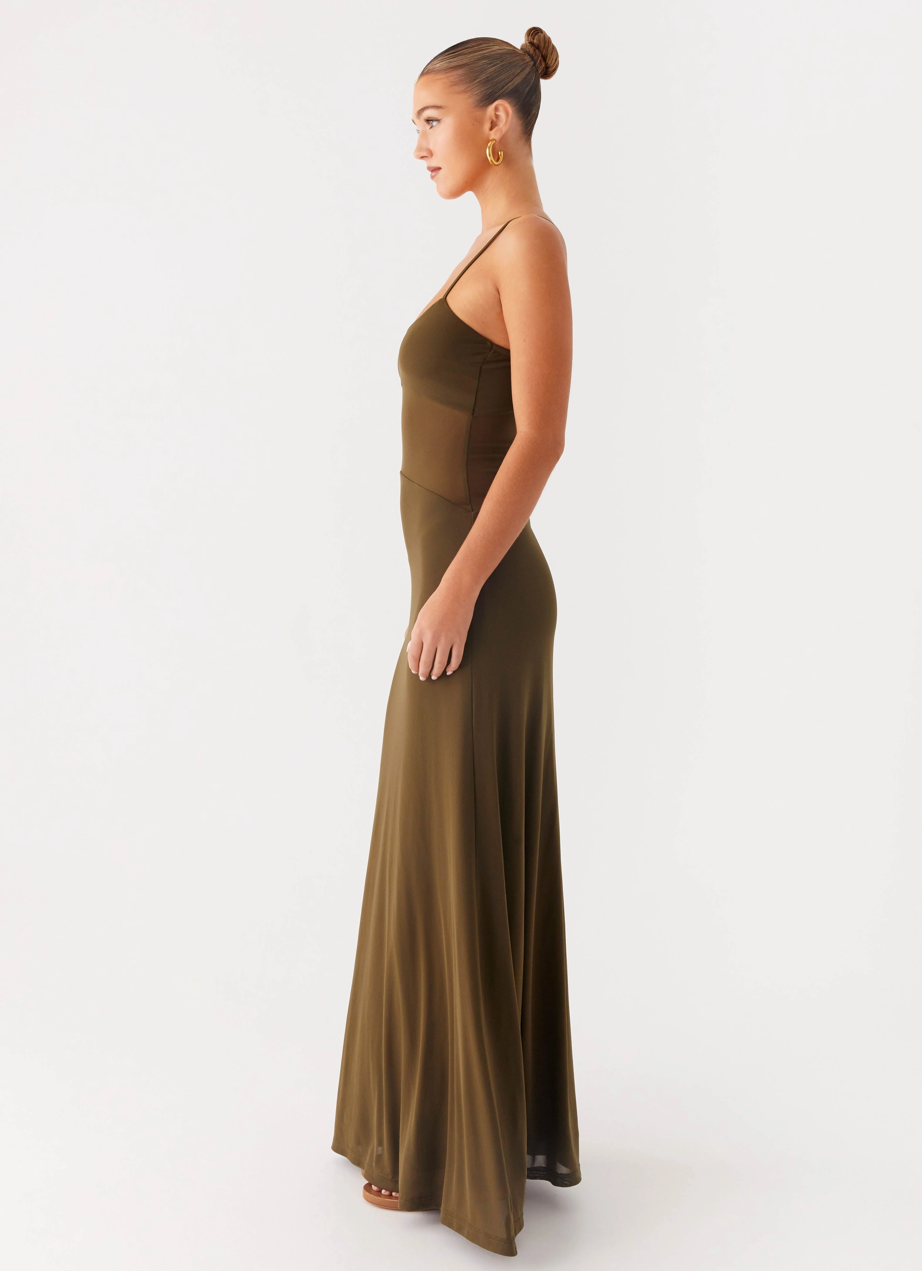 Starfall Maxi Dress - Khaki