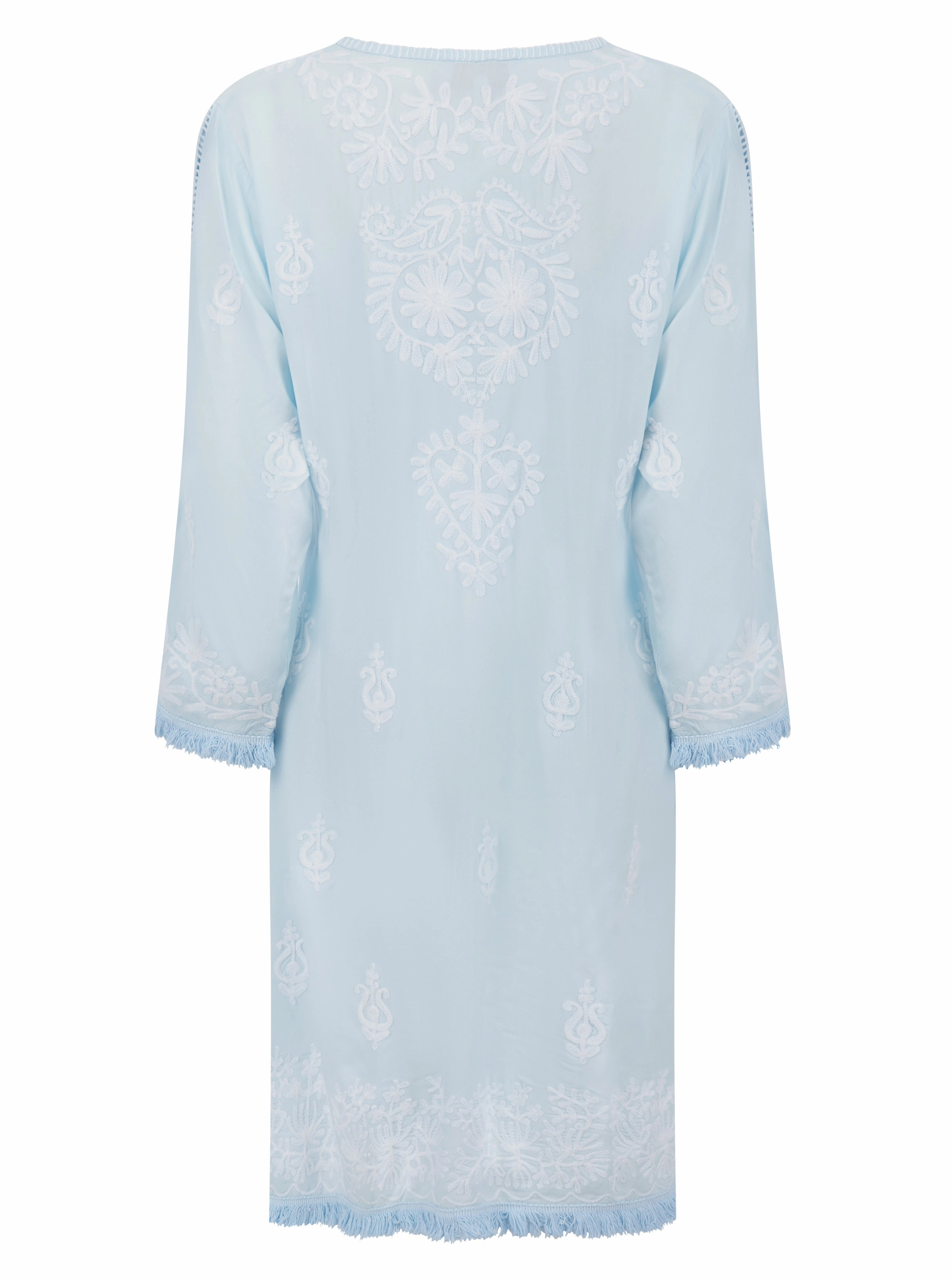 Aggie Dress Sky Blue/White Romantic Hour