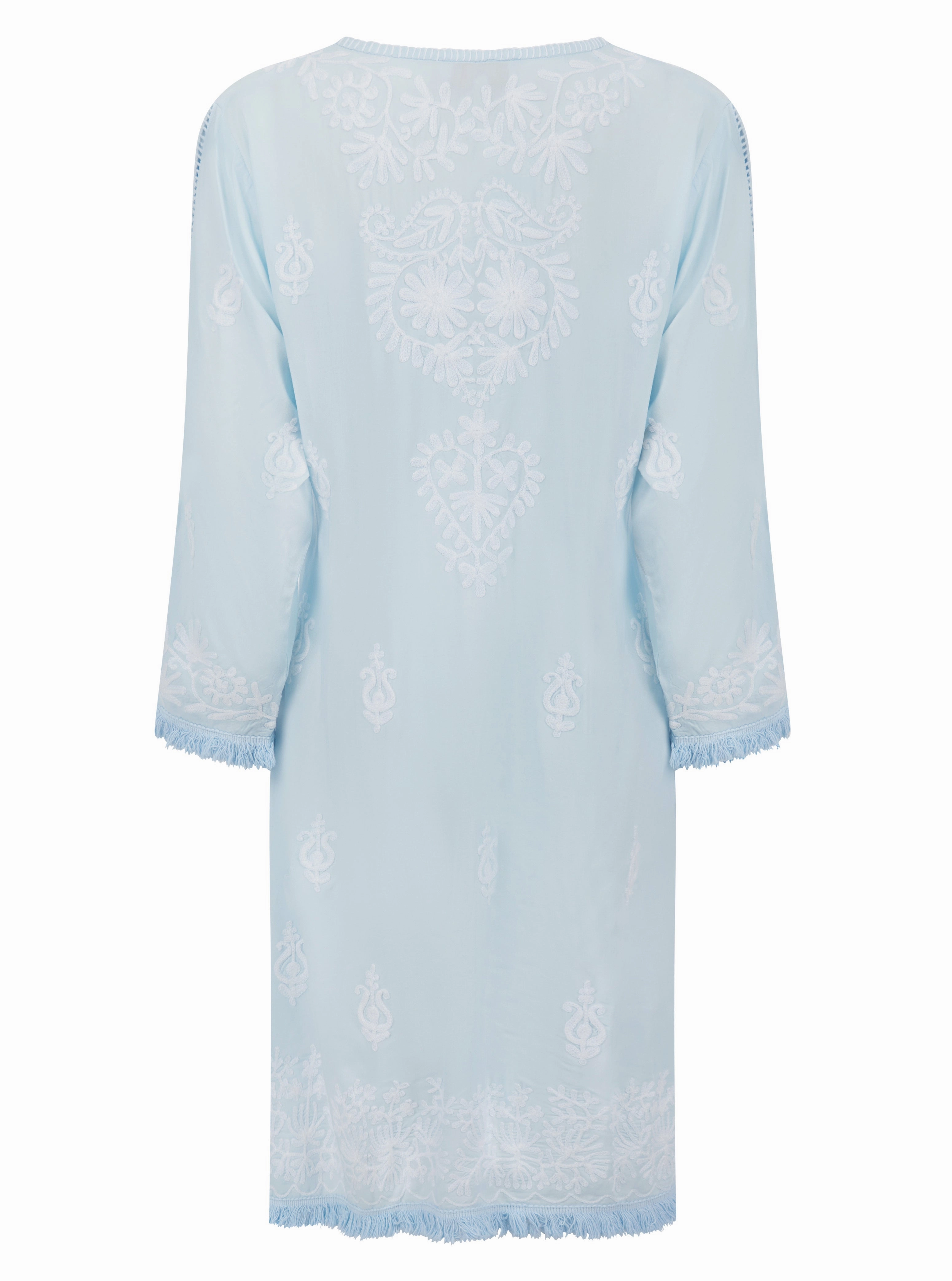 Aggie Dress Sky Blue/White Modern Layers