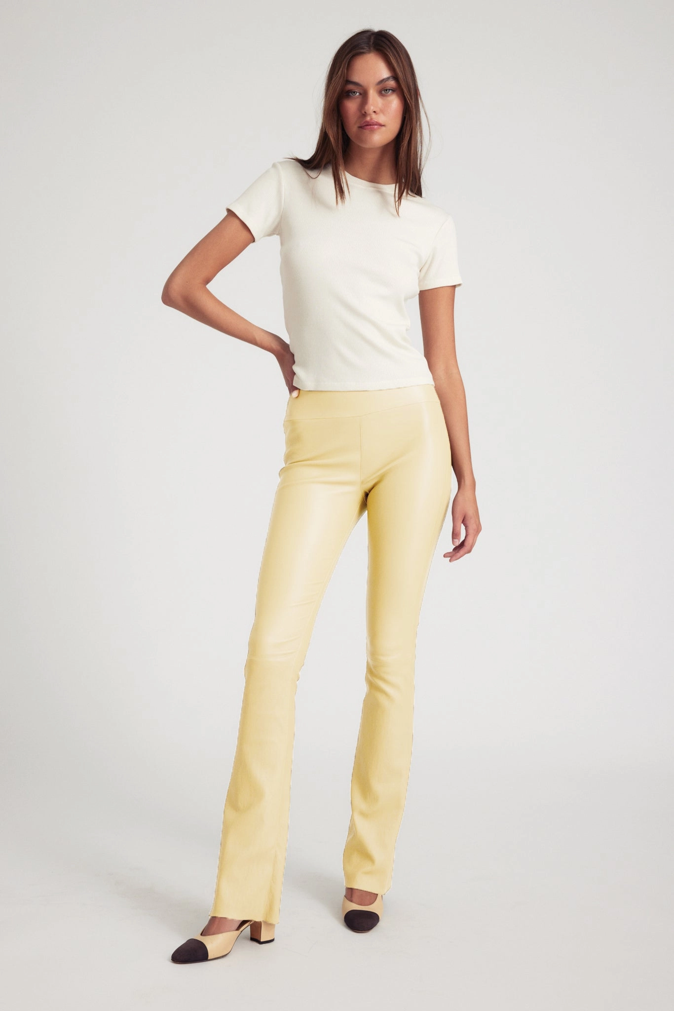 Butter Leather Micro Flare Tall Fit Thermal Warm Athletic Performance