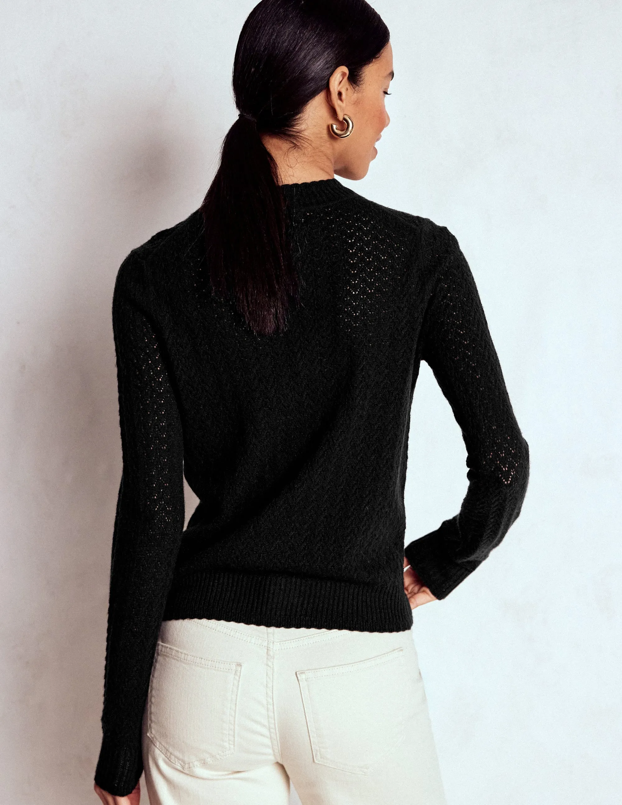 Diane Pointelle Jumper-Black UV Protection Off Duty