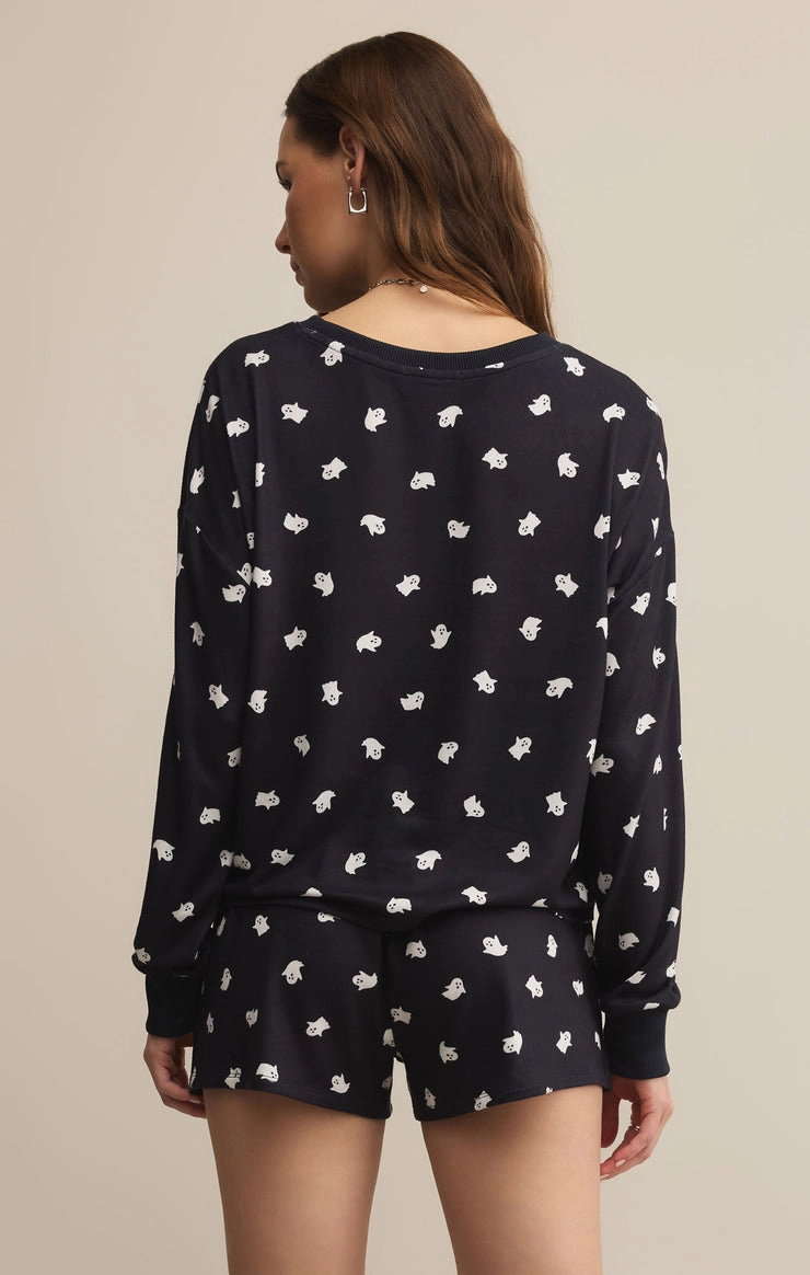 Easy Wear Delia Ghost Short in Black Sand