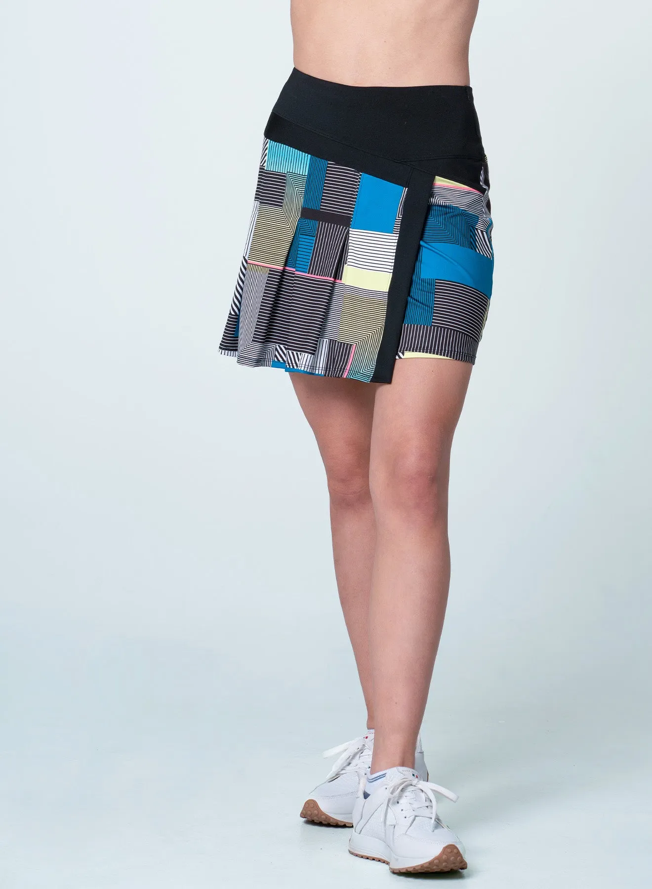 Durable Seam Construction Stripe It Up Skort