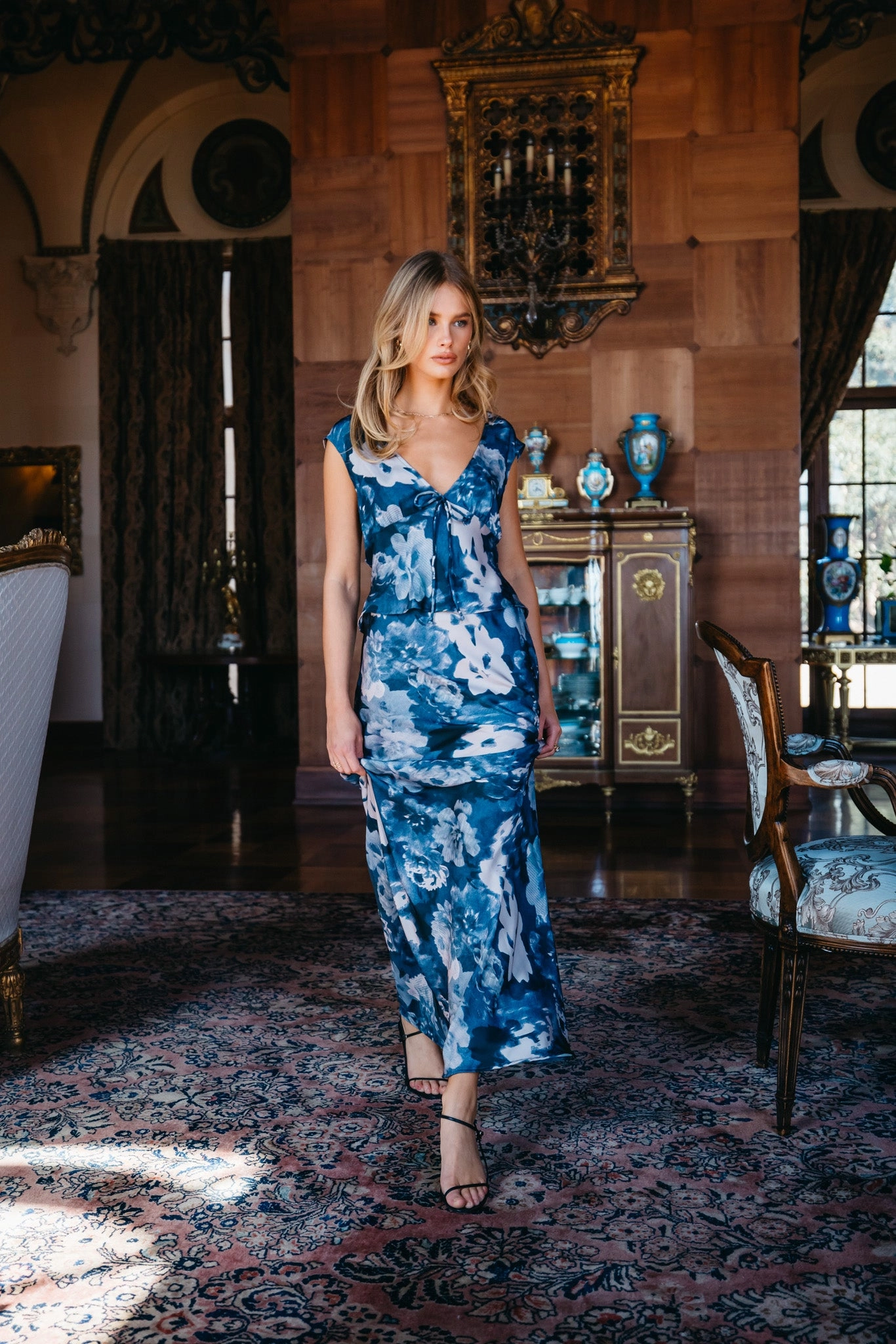 Everyday Maxi Skirt Satin - Palisades Low Rise Cultural Heritage