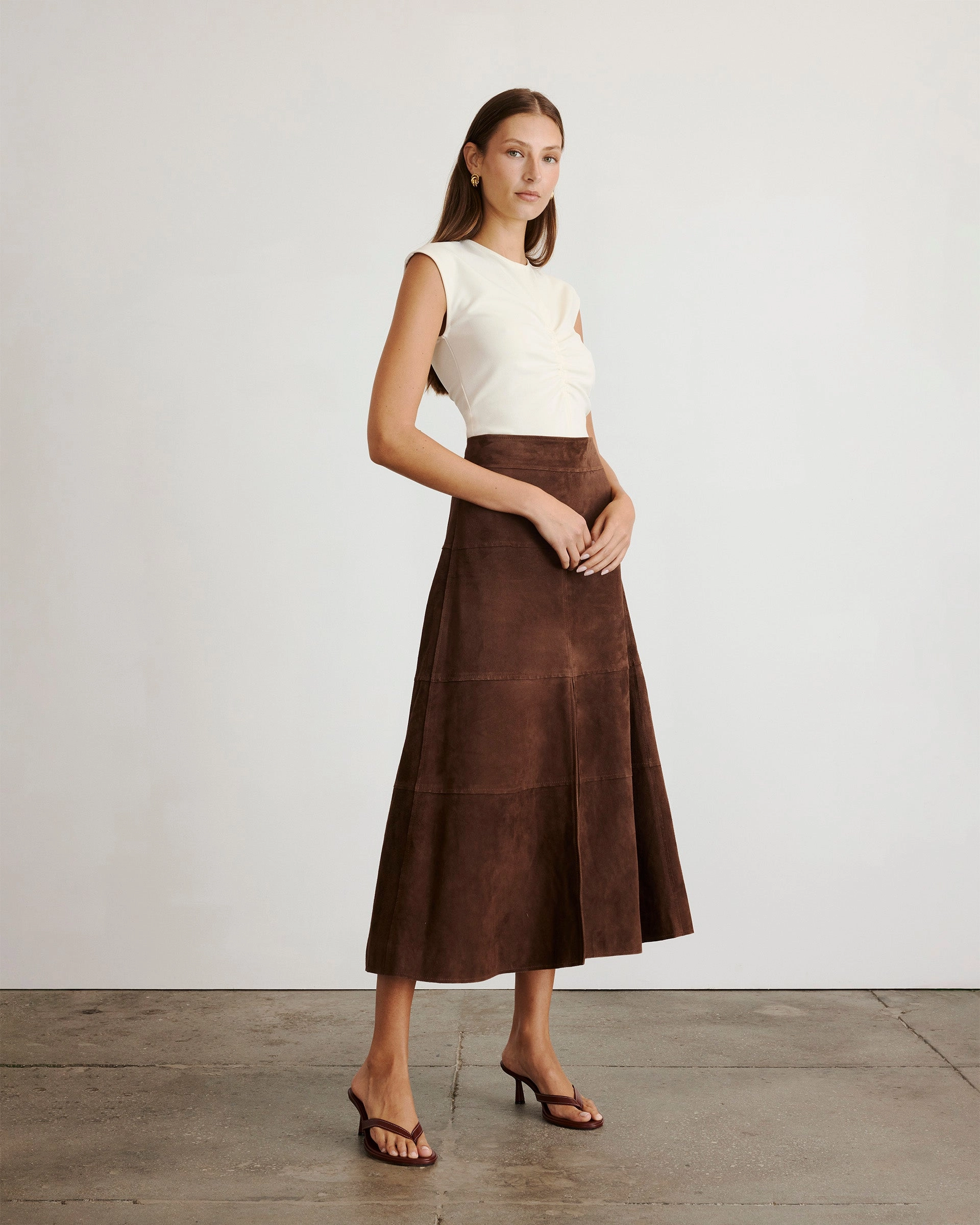 Everyday Style Suede Hudson Skirt