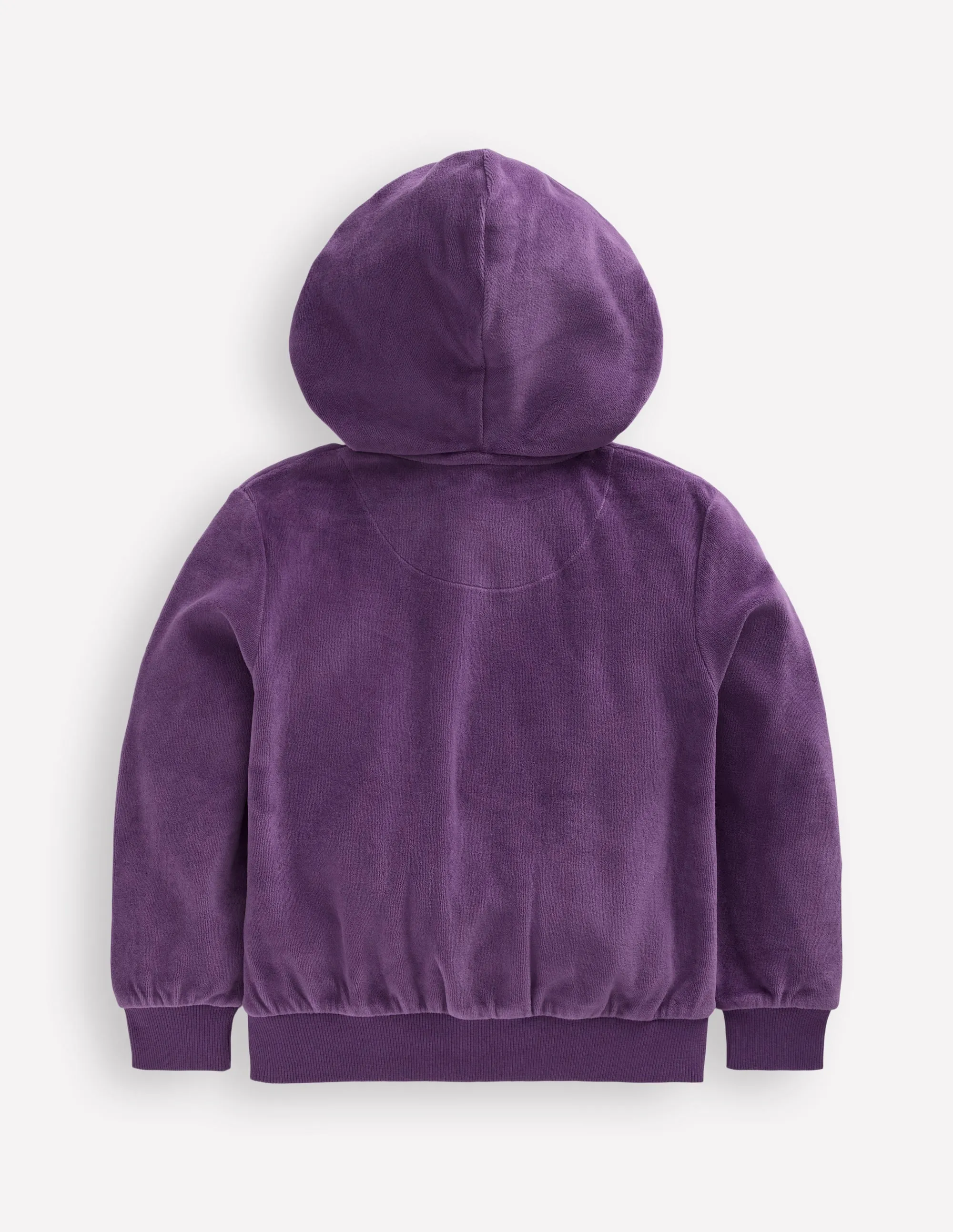 Light and Breezy Velour Hoodie-Mystical Purple