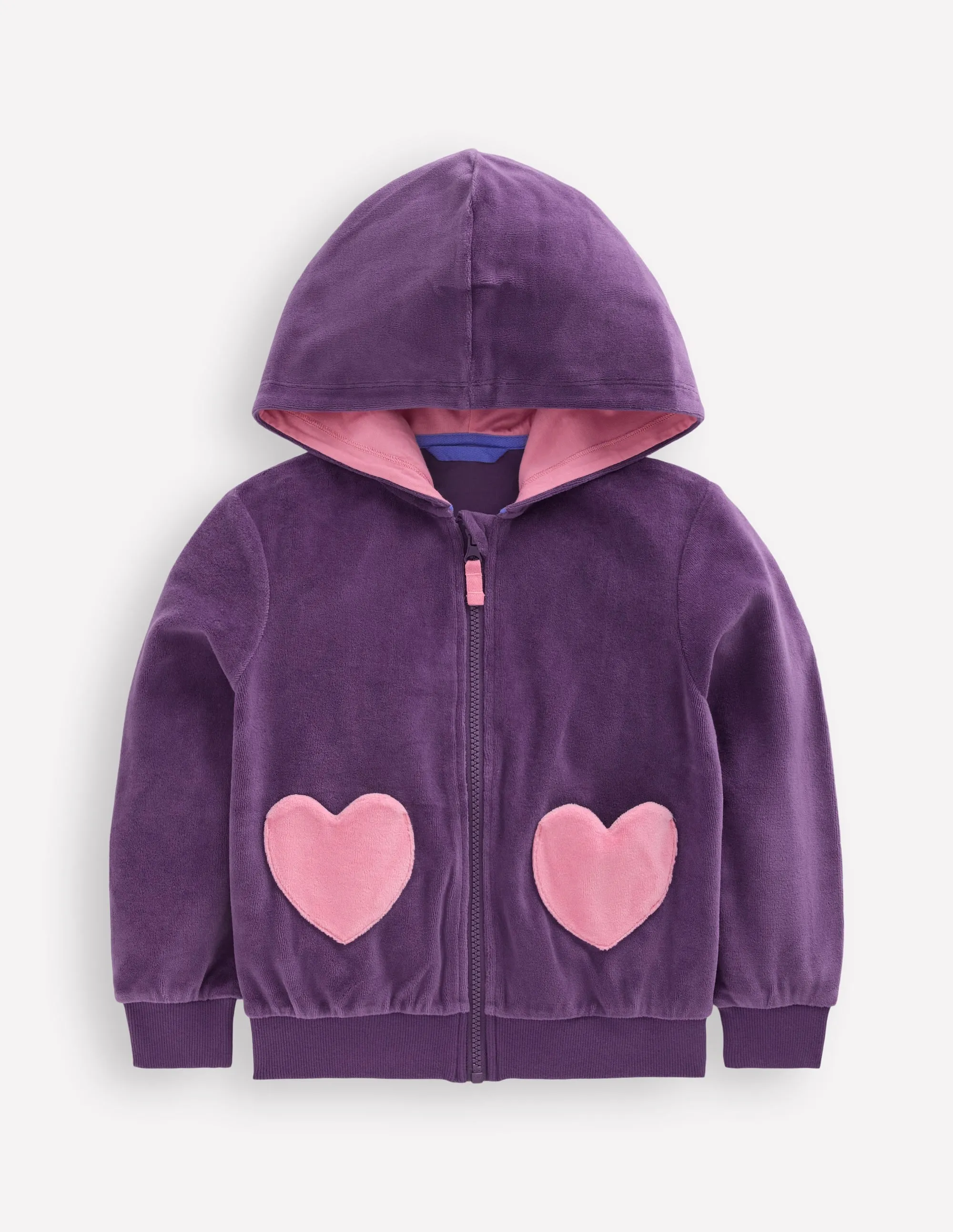 Velour Hoodie-Mystical Purple Cozy and Light Casual Style Wear