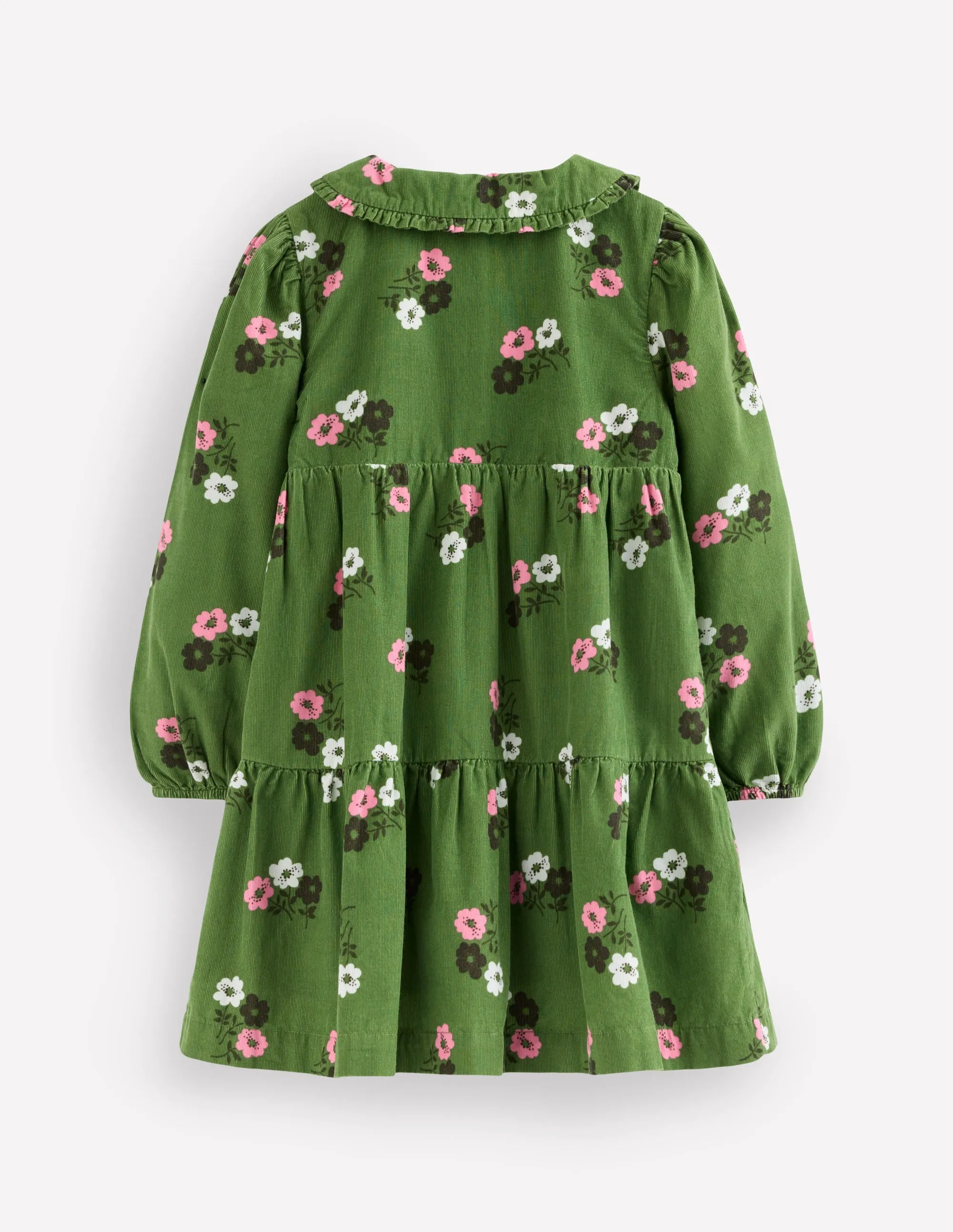 Soft cotton blend dress Minna Collared Woven Dress-Green Ditsy Floral