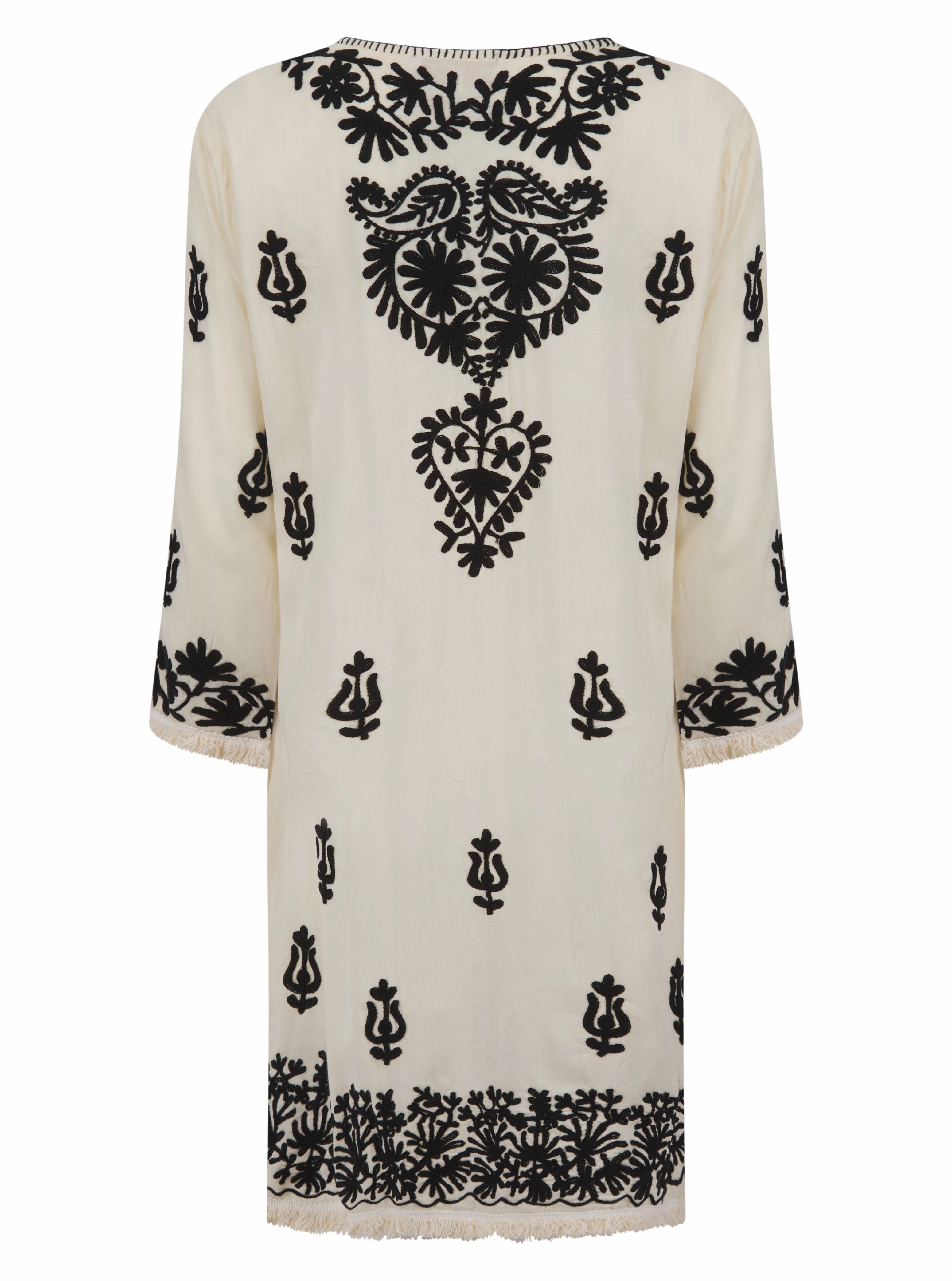 Stylish Silhouette Aggie Dress Pearl/Black