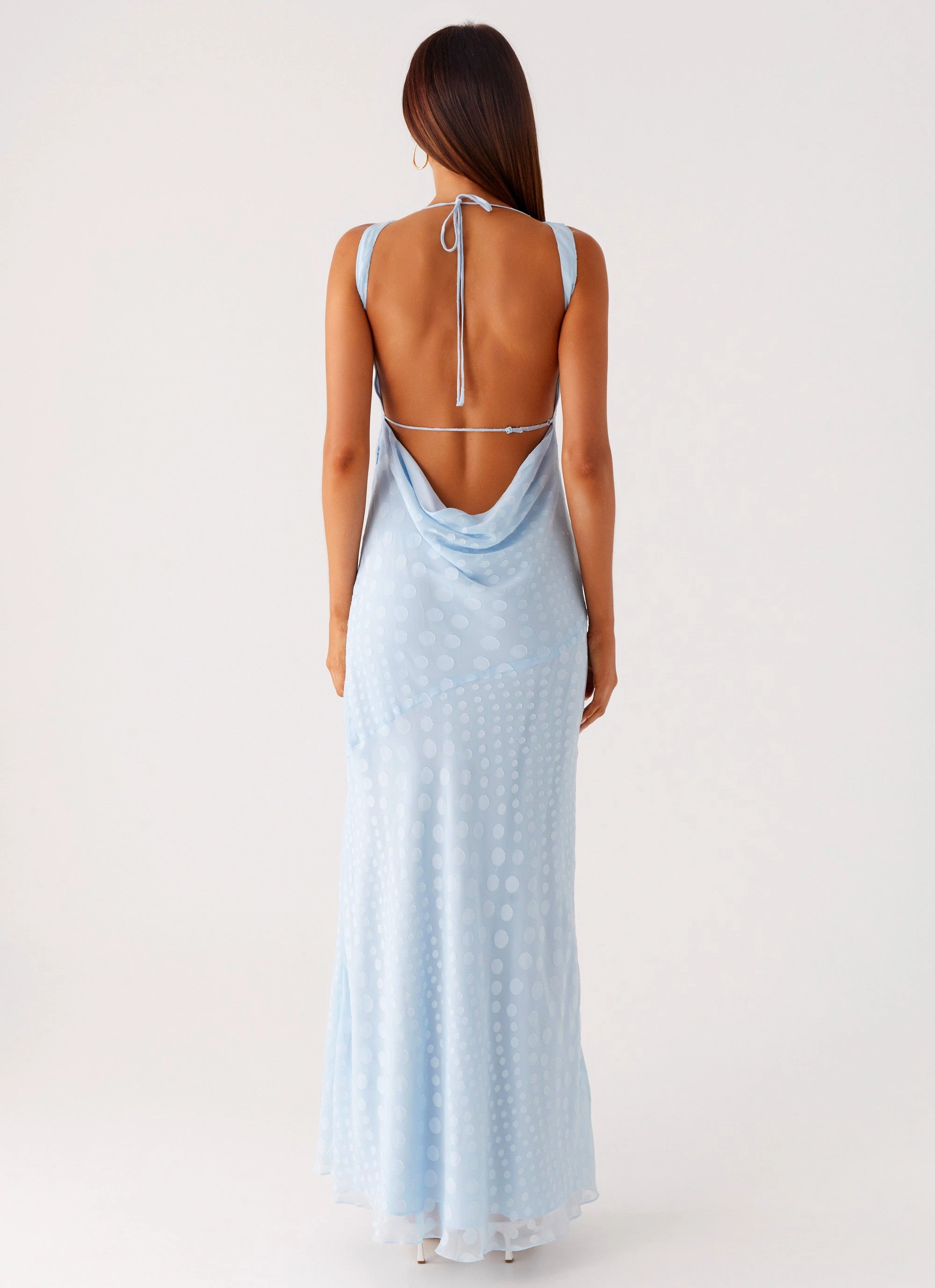 Sundance Chiffon Maxi Dress - Blue