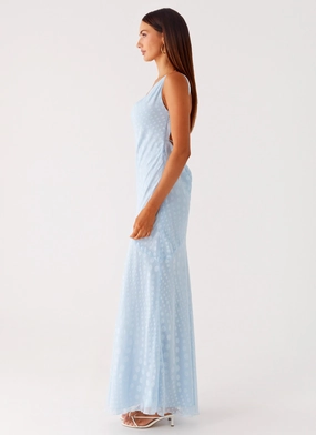 Sundance Chiffon Maxi Dress - Blue