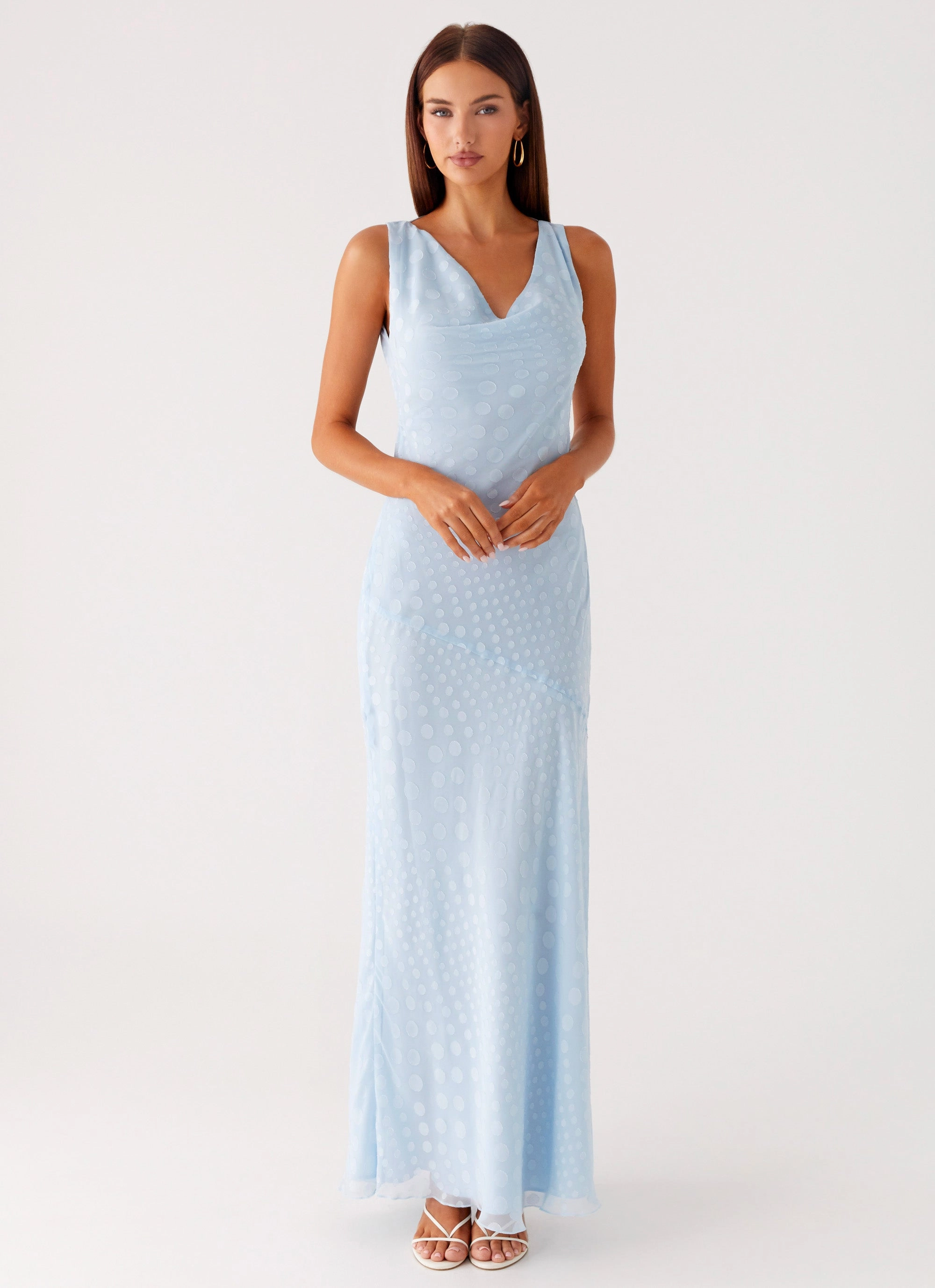 Sundance Chiffon Maxi Dress - Blue