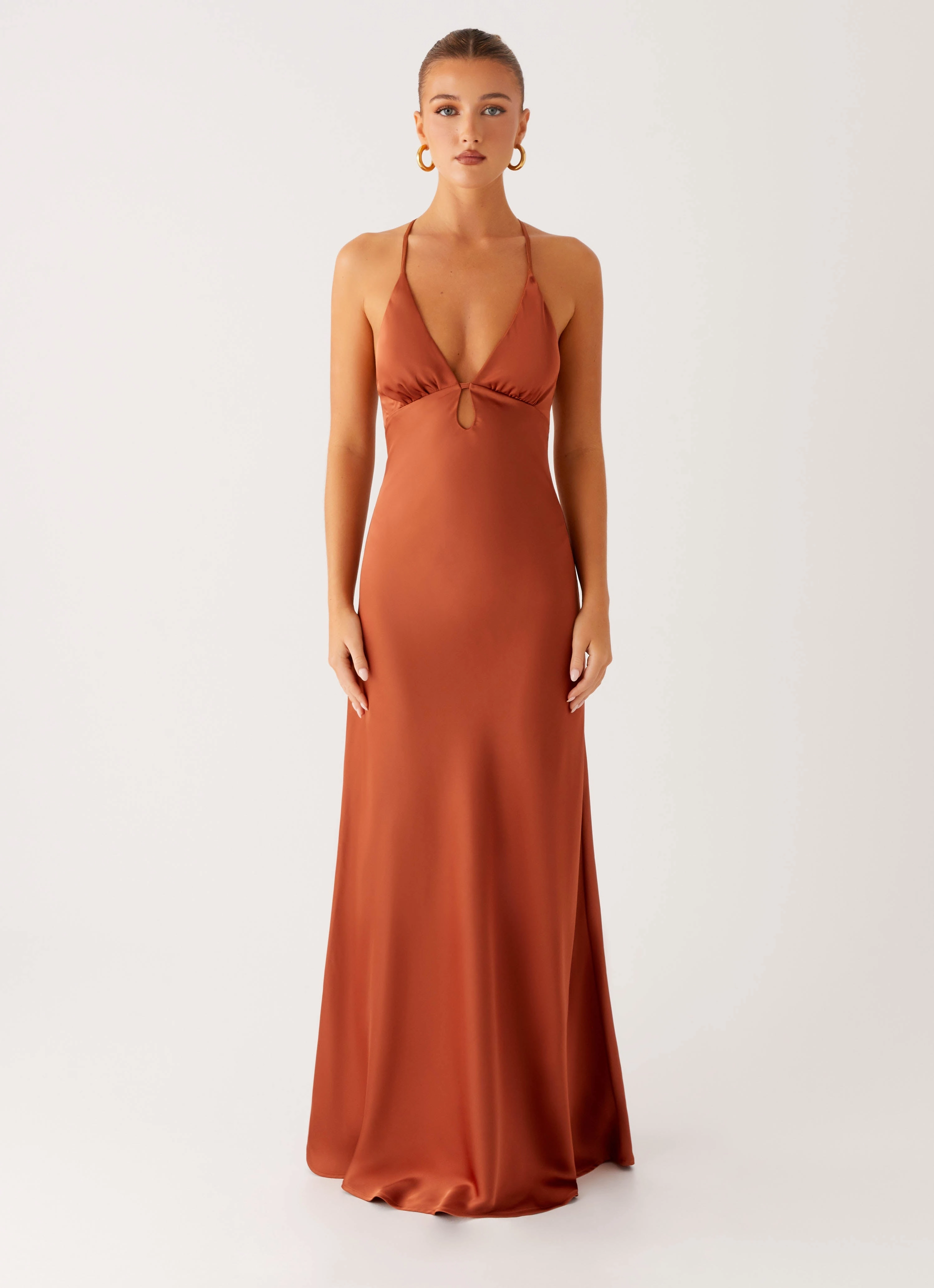 Sundowner Maxi Dress - Rust