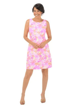 Wrap style Sunset Grove UPF50  Sleeveless Shift Dress