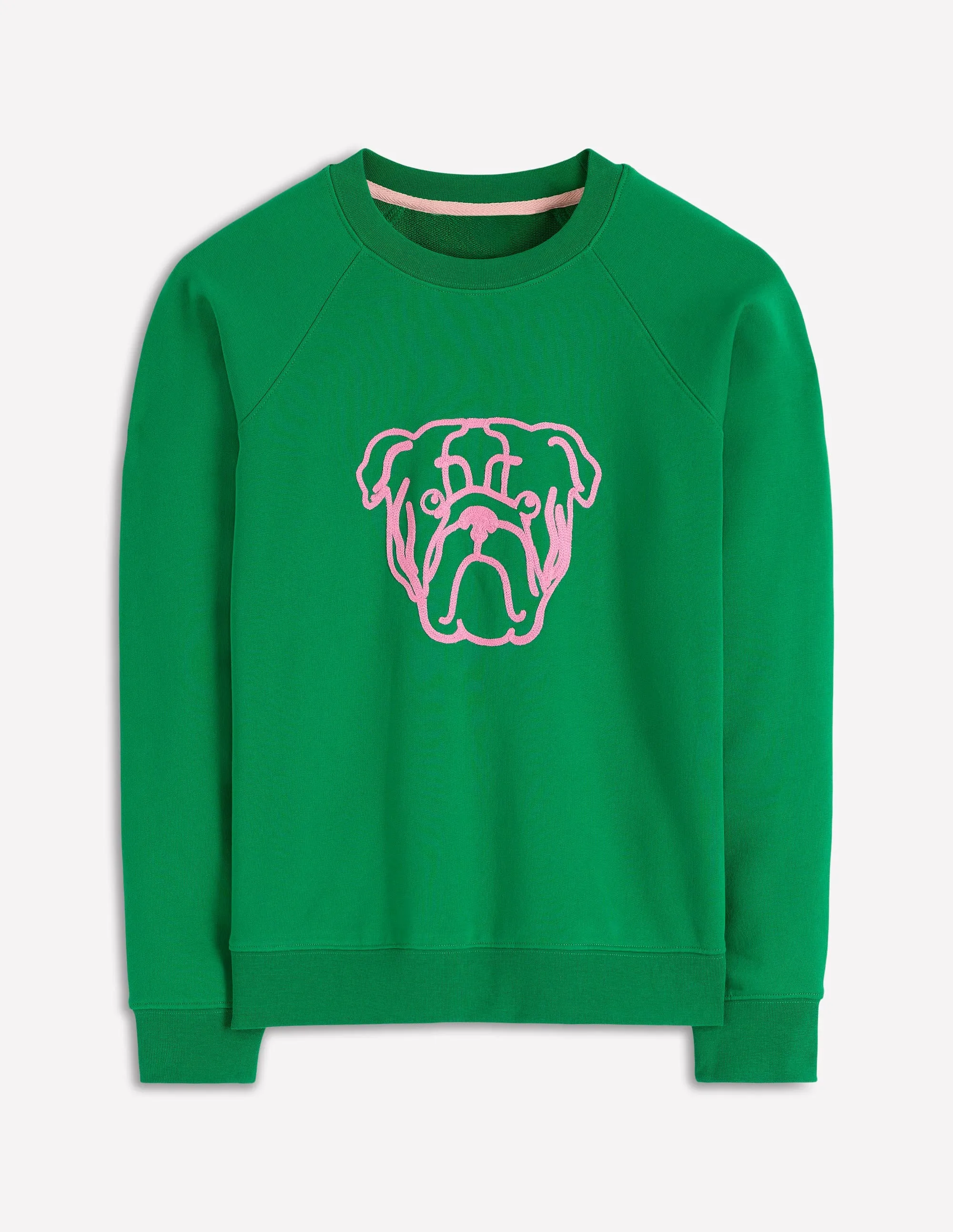 Rosa Embroidered Sweatshirt-Grumpy Dog EcoCertified