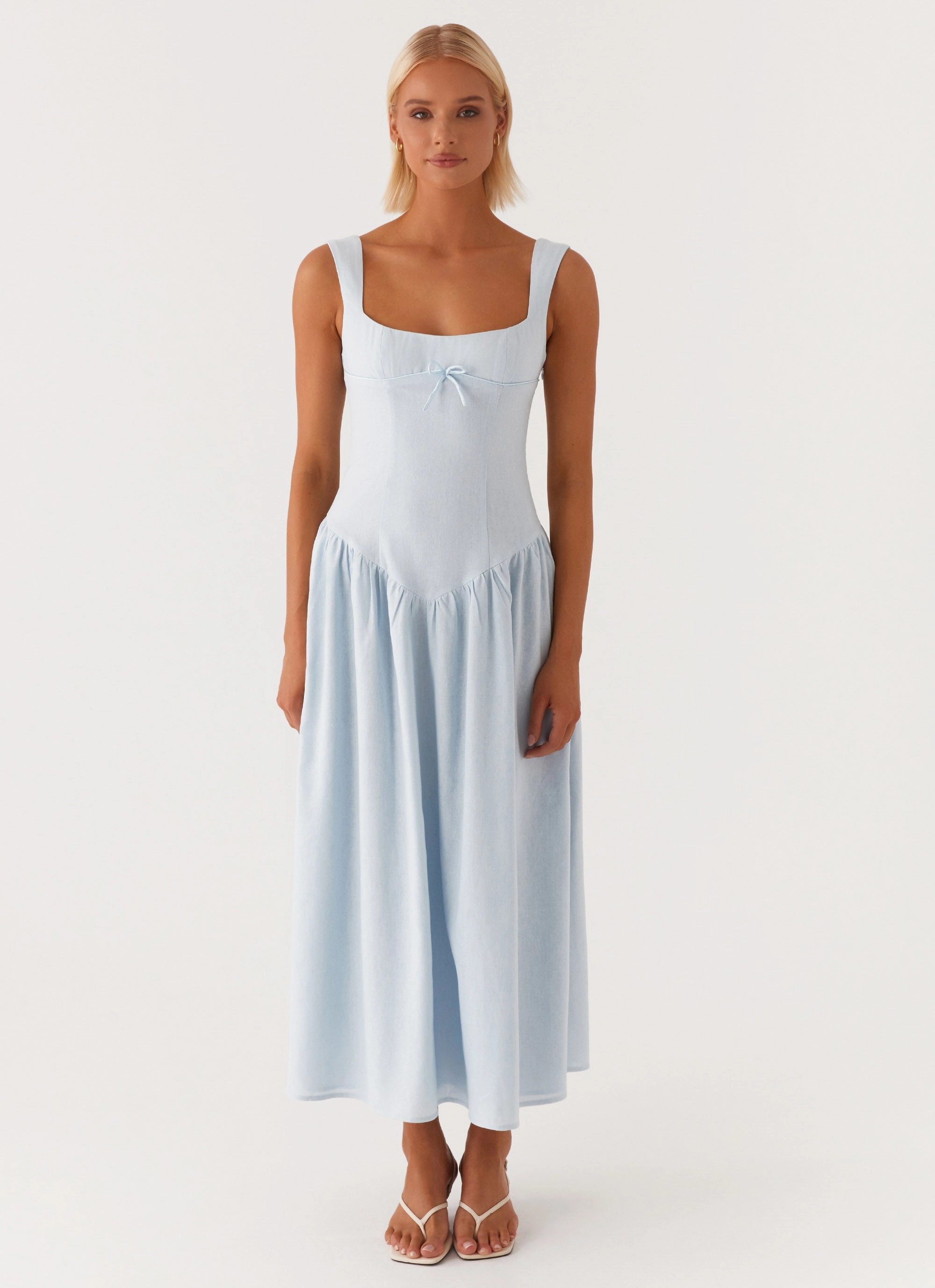 Suzie Midi Dress - Blue