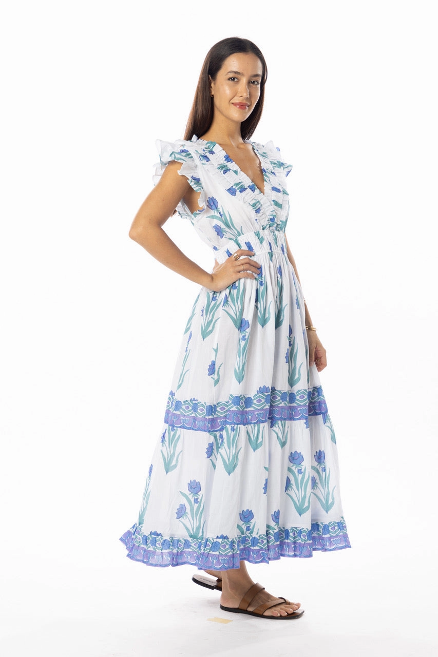 Dreamy Silhouette Bindu Cora Dress Violet Jasmin