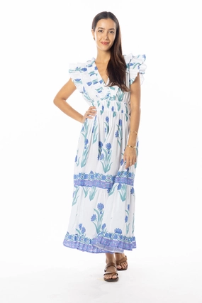 Bindu Cora Dress Violet Jasmin Timeless Energy Sleek Movement