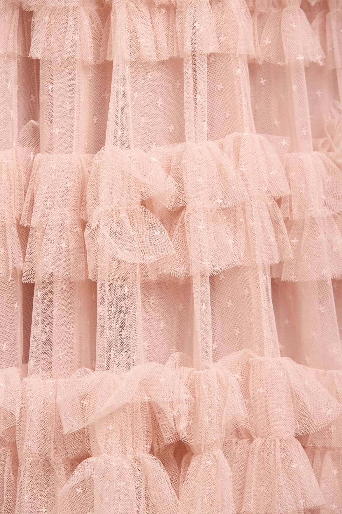 Lisette Ruffle One-Shoulder Gown NonIrritatingLining Calm Shine