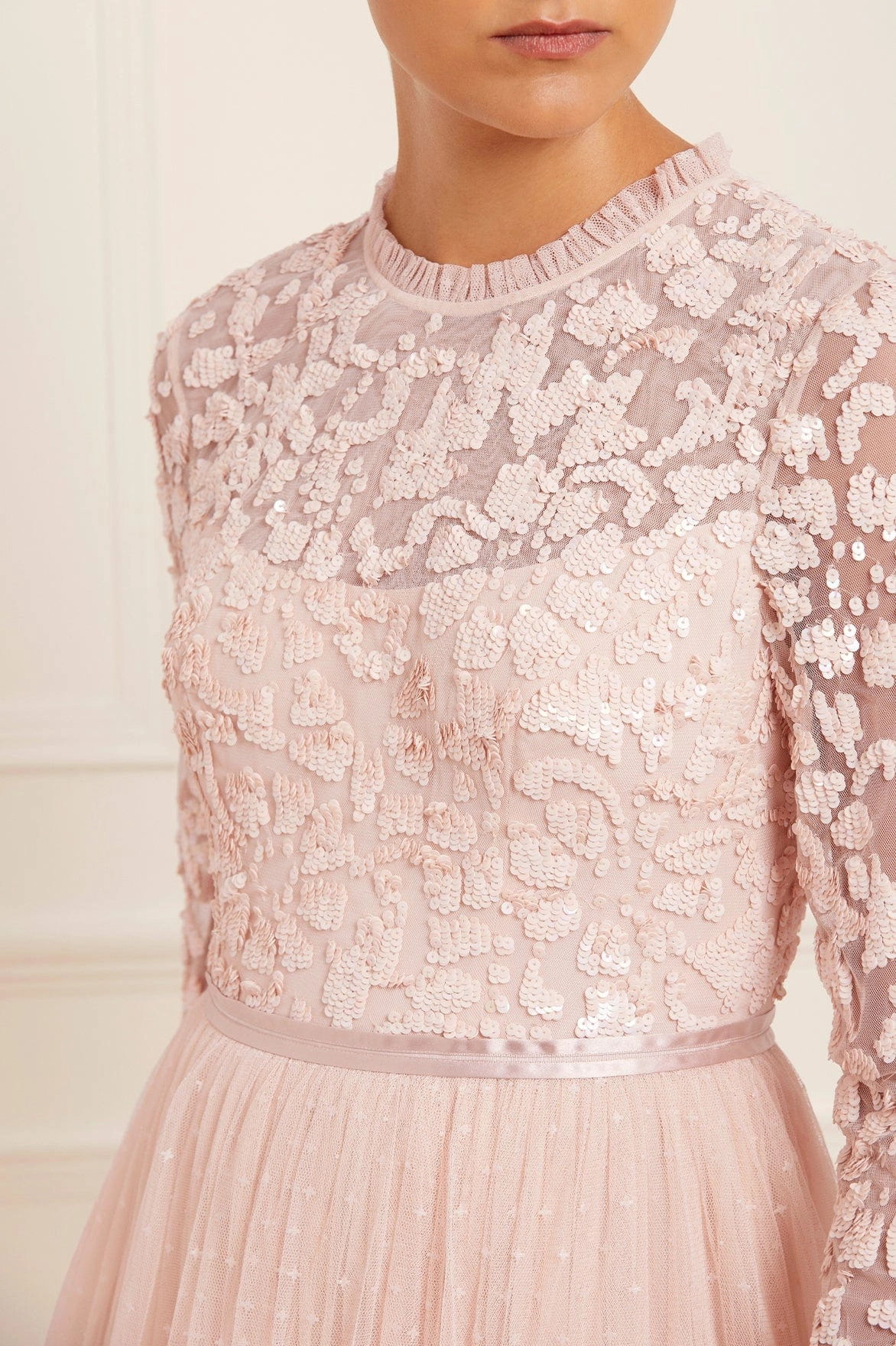 BiasCutSilhouette Guest Shine Tempest Bodice Gown