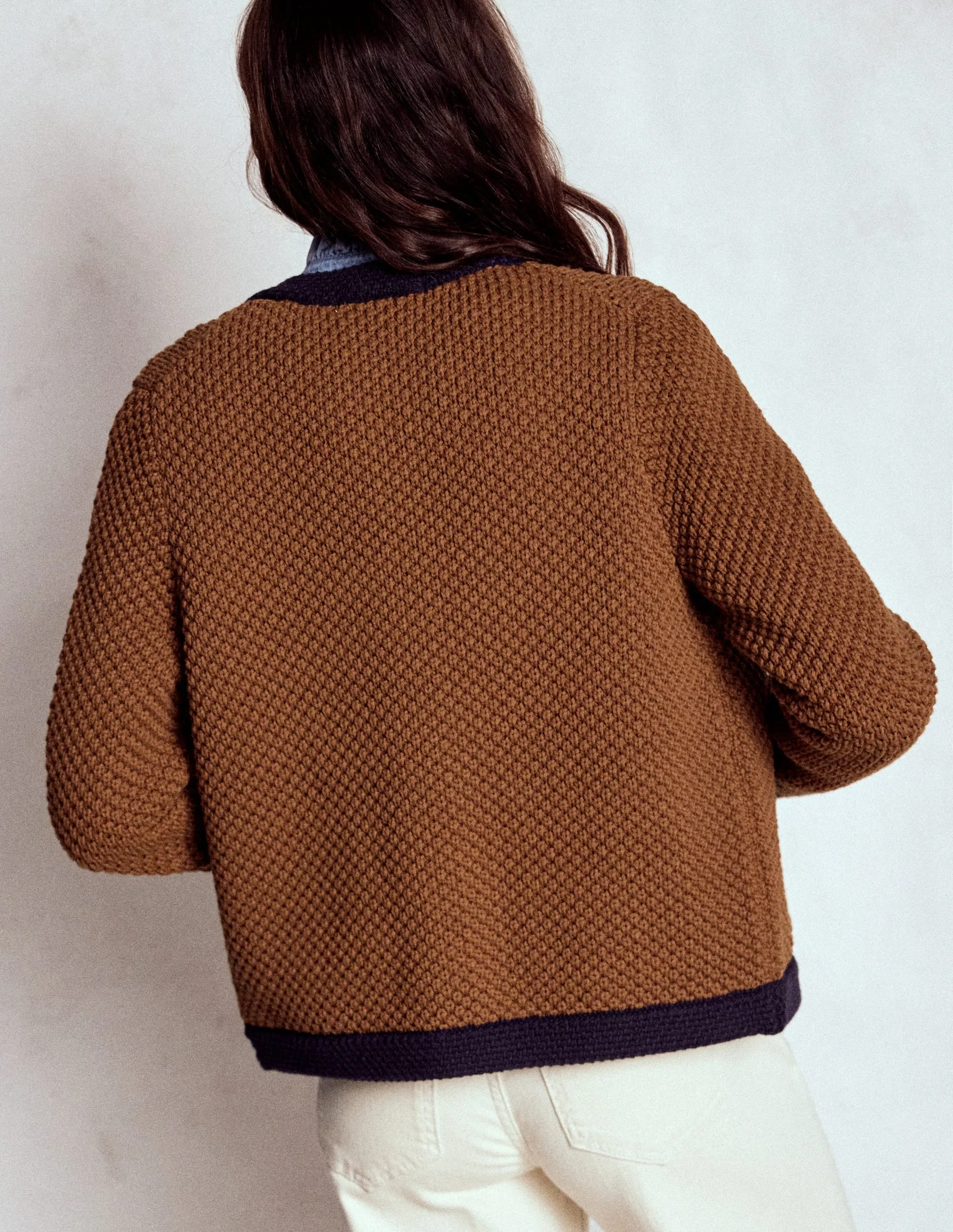 Libby Knitted Jacket-Camel Chill Vibe Airy Feel