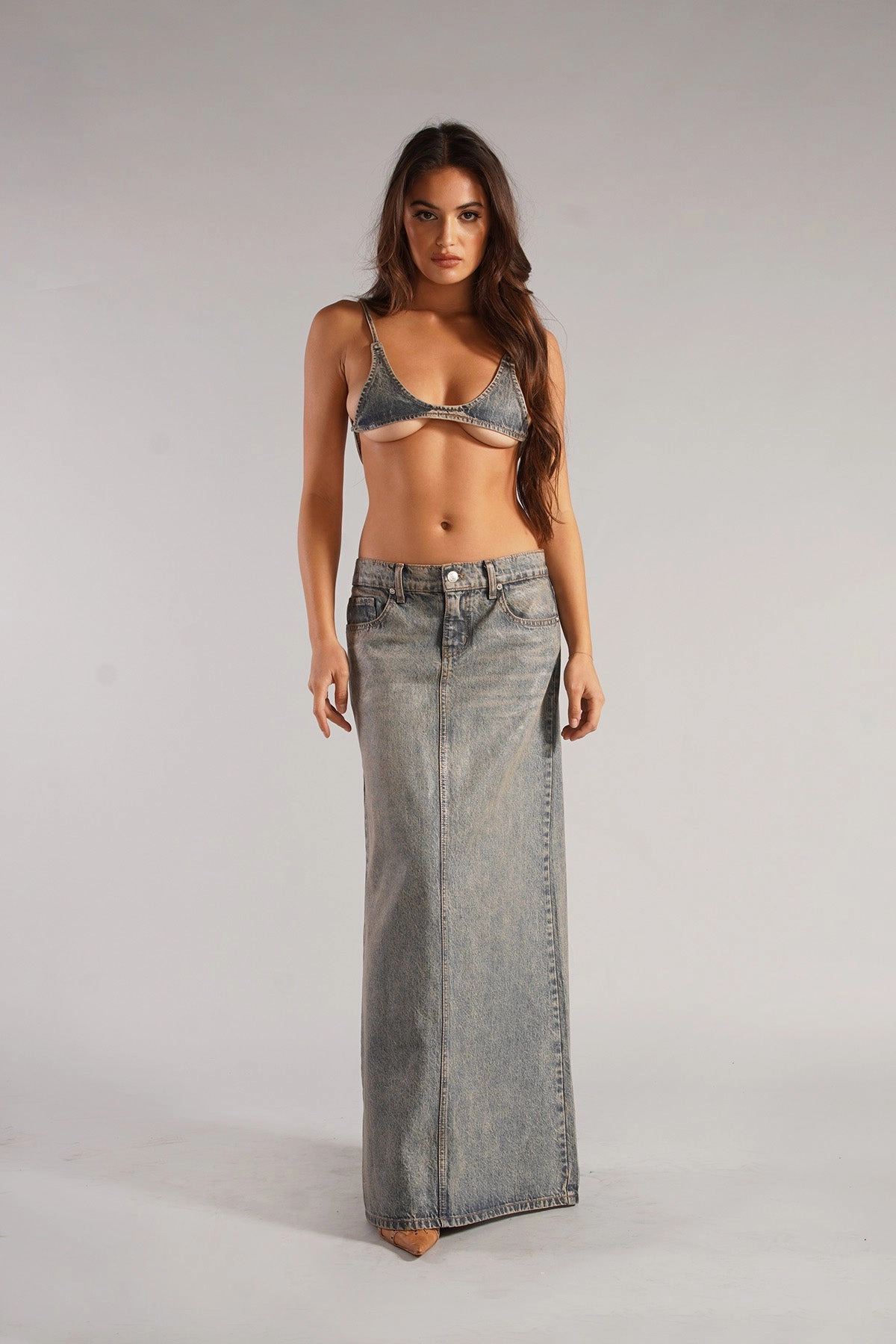 THE GLOW SKIRT / LIQUID BLUE Modern Wardrobe