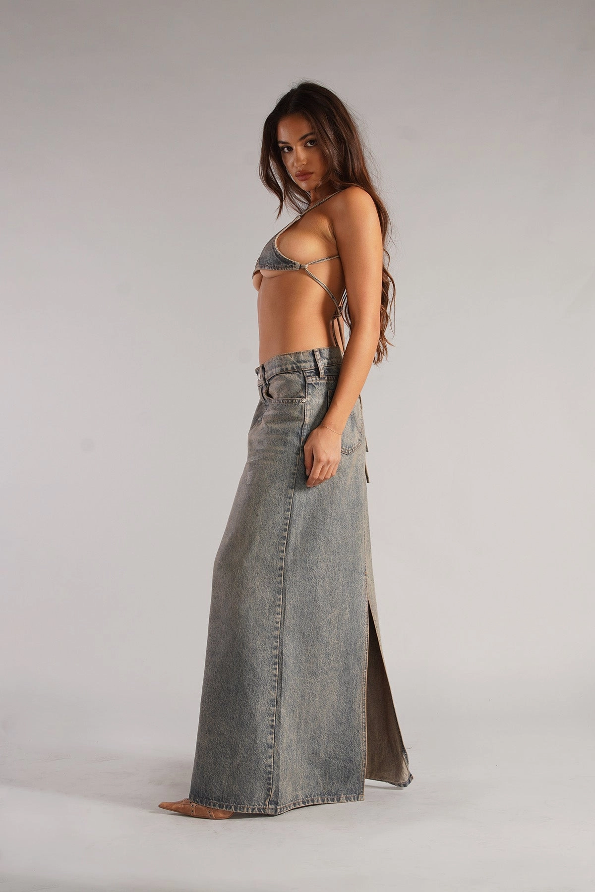 Modern Look THE GLOW SKIRT / LIQUID BLUE