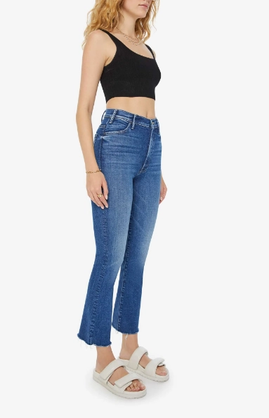 Weekend Getaway Luxury Beach Day Smooth Lightweight The Hustler Ankle Fray in Grasping At Straws