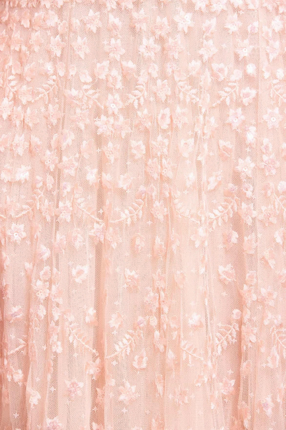 Feminine flowing piece Ankle-length Clover Cape Sleeve Ankle Gown