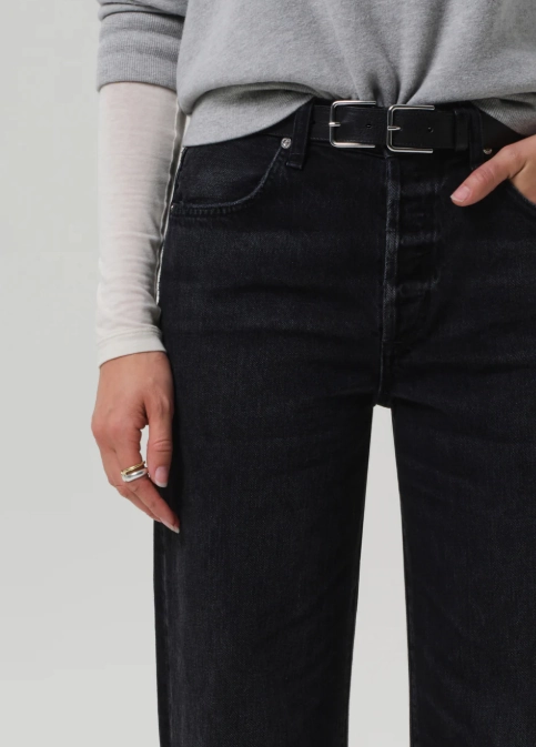 Base Look Annina High Rise Wide Leg 30" in Raine