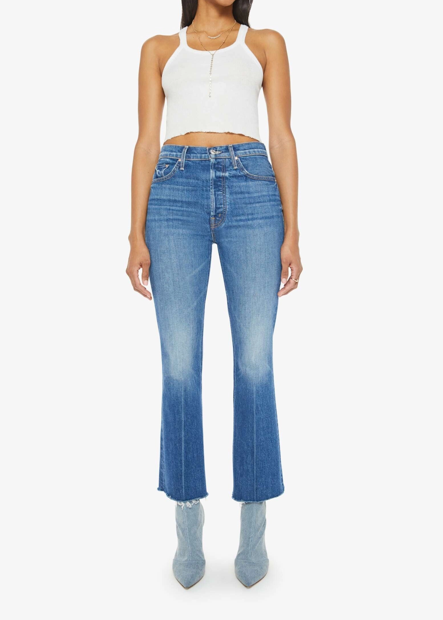 Tear Resistant Denim Tripper Ankle Fray in It's a Small World