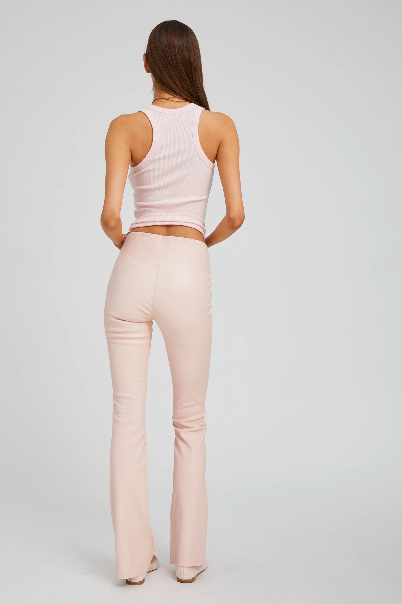 Ultra Light Casual Day Versatile Design Ballet Leather Micro Flare