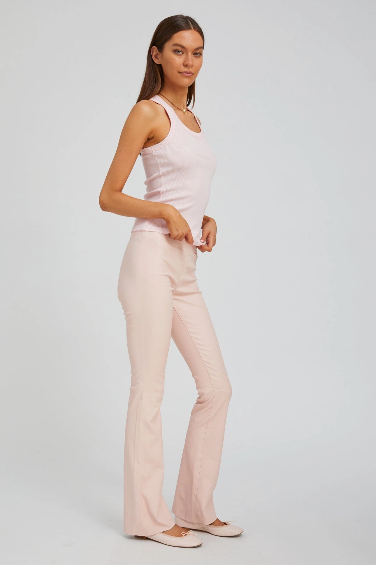 Smooth Style Core Fit Ballet Leather Micro Flare