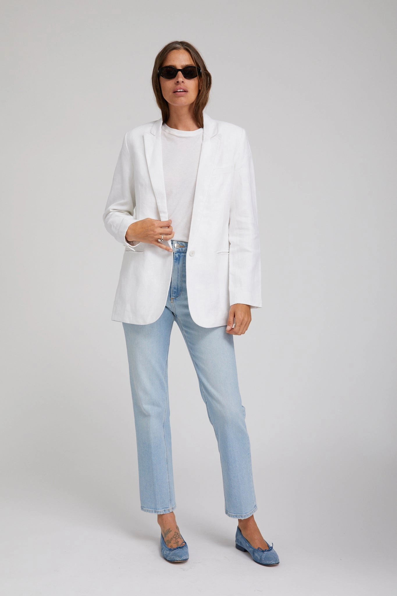 Minimalist Aesthetic Joni Slim Boyfriend Denim