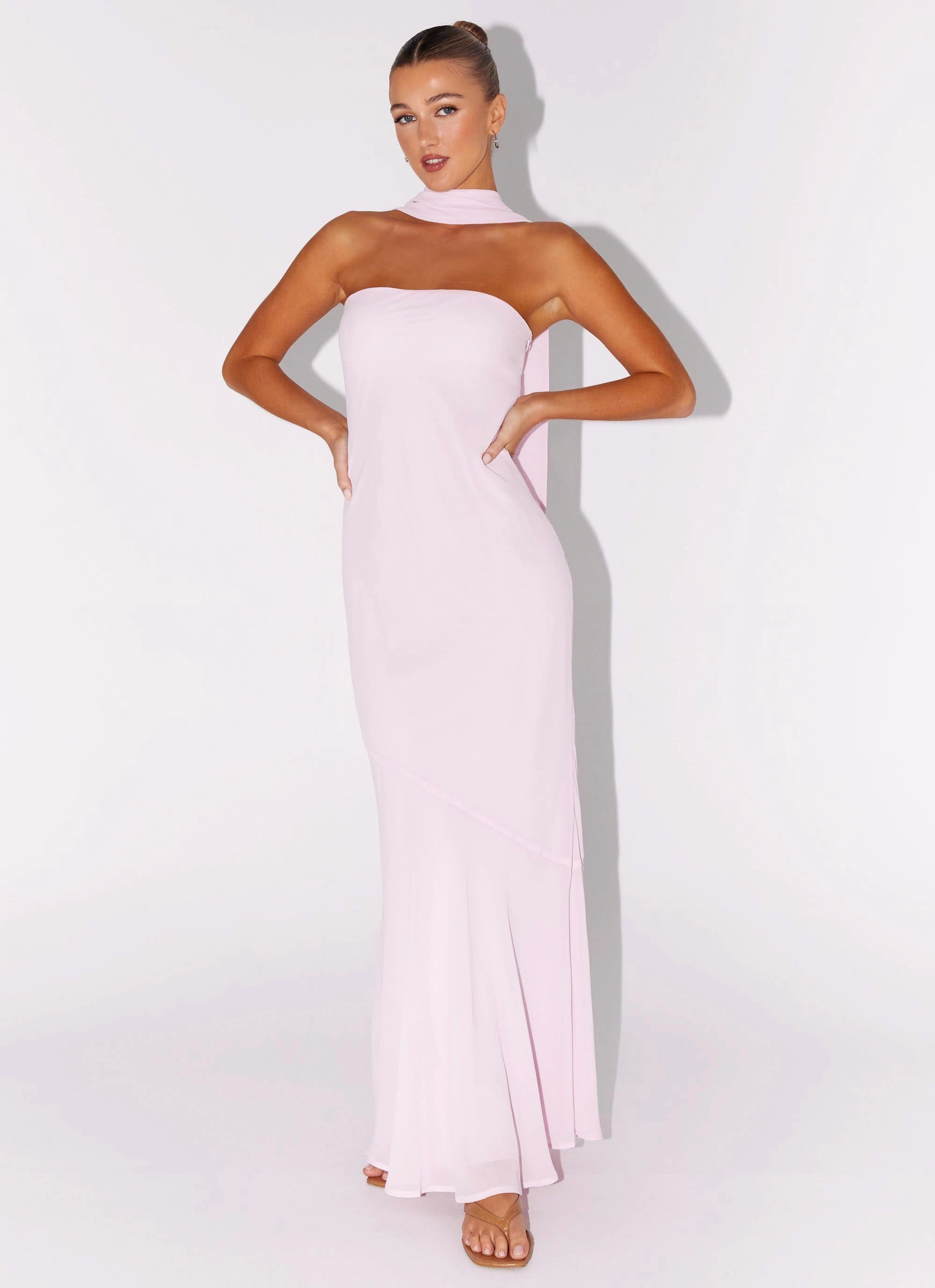 Under The Pagoda Maxi Dress - Pink